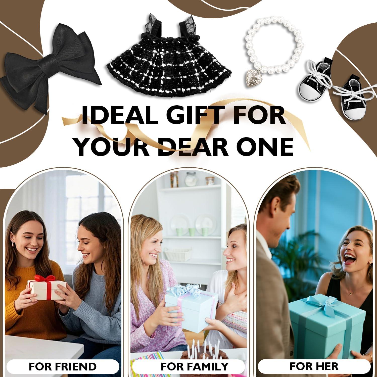 Conjunto de Ropa para Muñeca de 17 cm Bixuink 5 Piezas