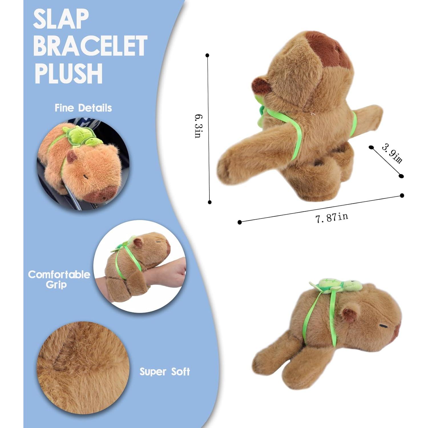 Pulsera de peluche Capibara para niños - 23.4 cm