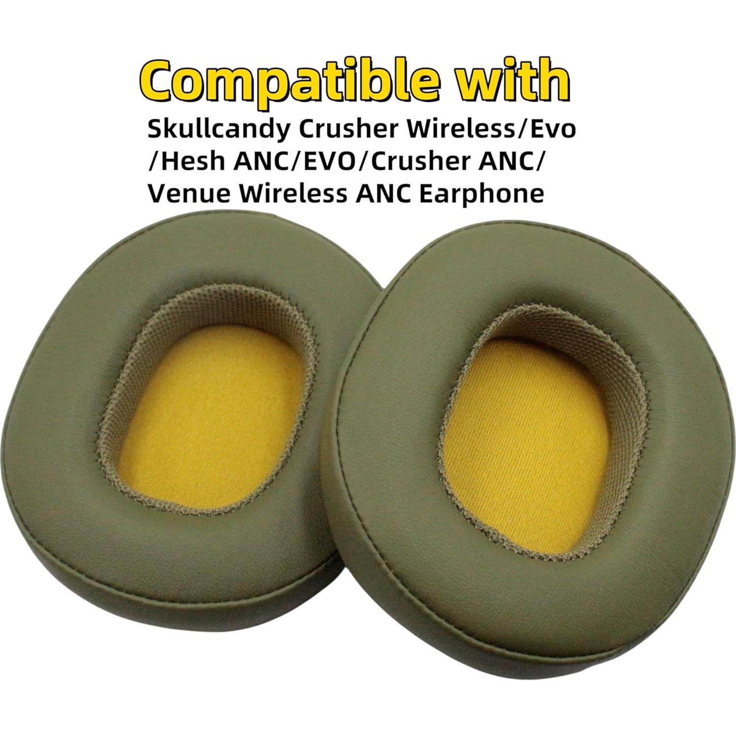Almohadillas de Repuesto Skullcandy Hesh 3/Evo/Crusher ANC Verde Militar