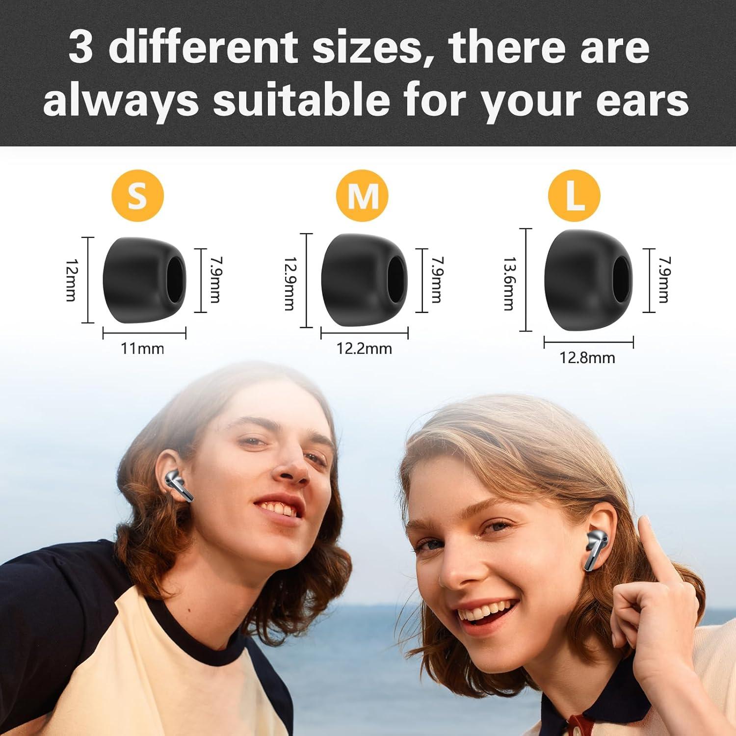 Consejos de espuma viscoelástica para Samsung Galaxy Buds3 Pro S/M/L