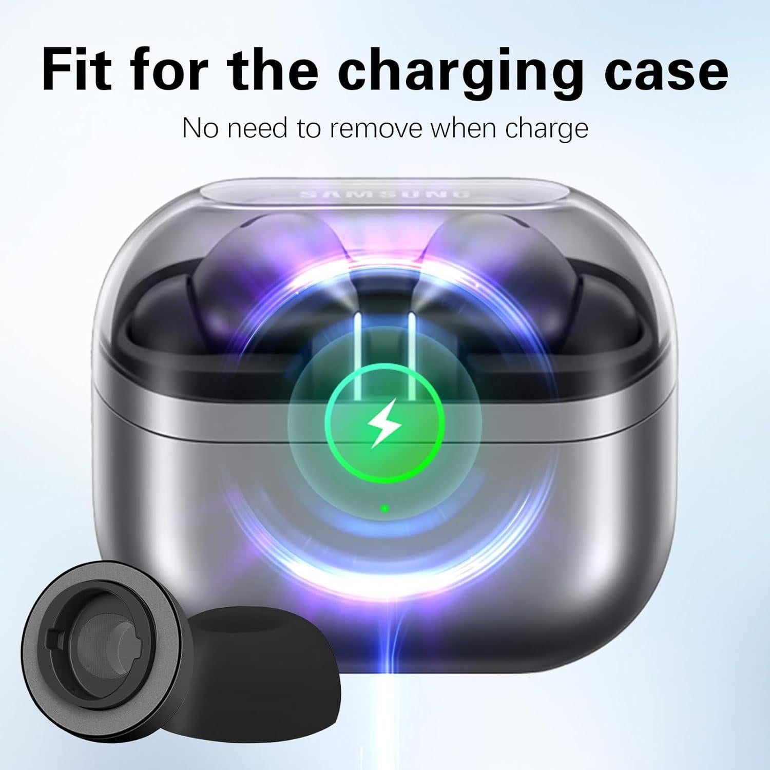 Consejos de espuma viscoelástica para Samsung Galaxy Buds3 Pro S/M/L