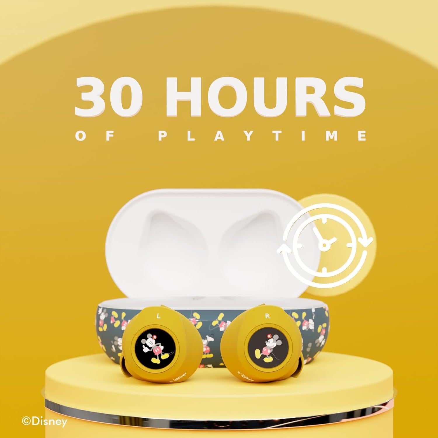 Auriculares Inalámbricos Bluetooth Mickey Mouse iJoy - 30h