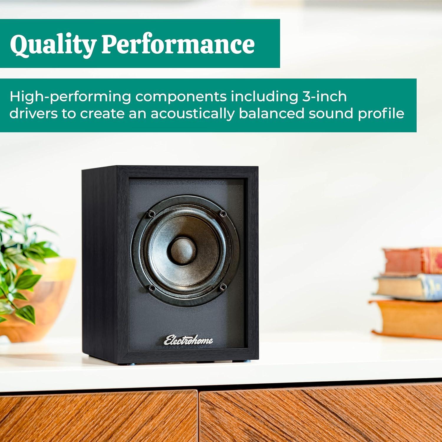 Reproductor de Vinilo Electrohome RR35 con Altavoces Bluetooth