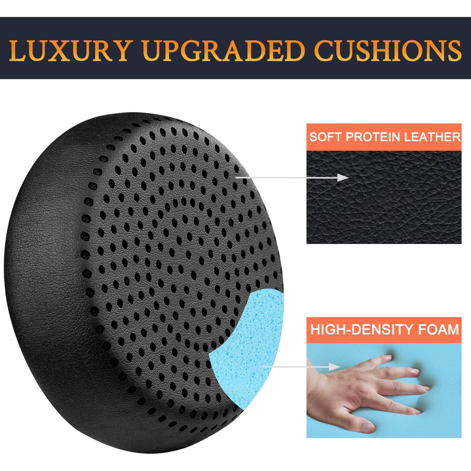 Almohadillas de Reemplazo SOULWIT para Auriculares Skullcandy Grind - Negro