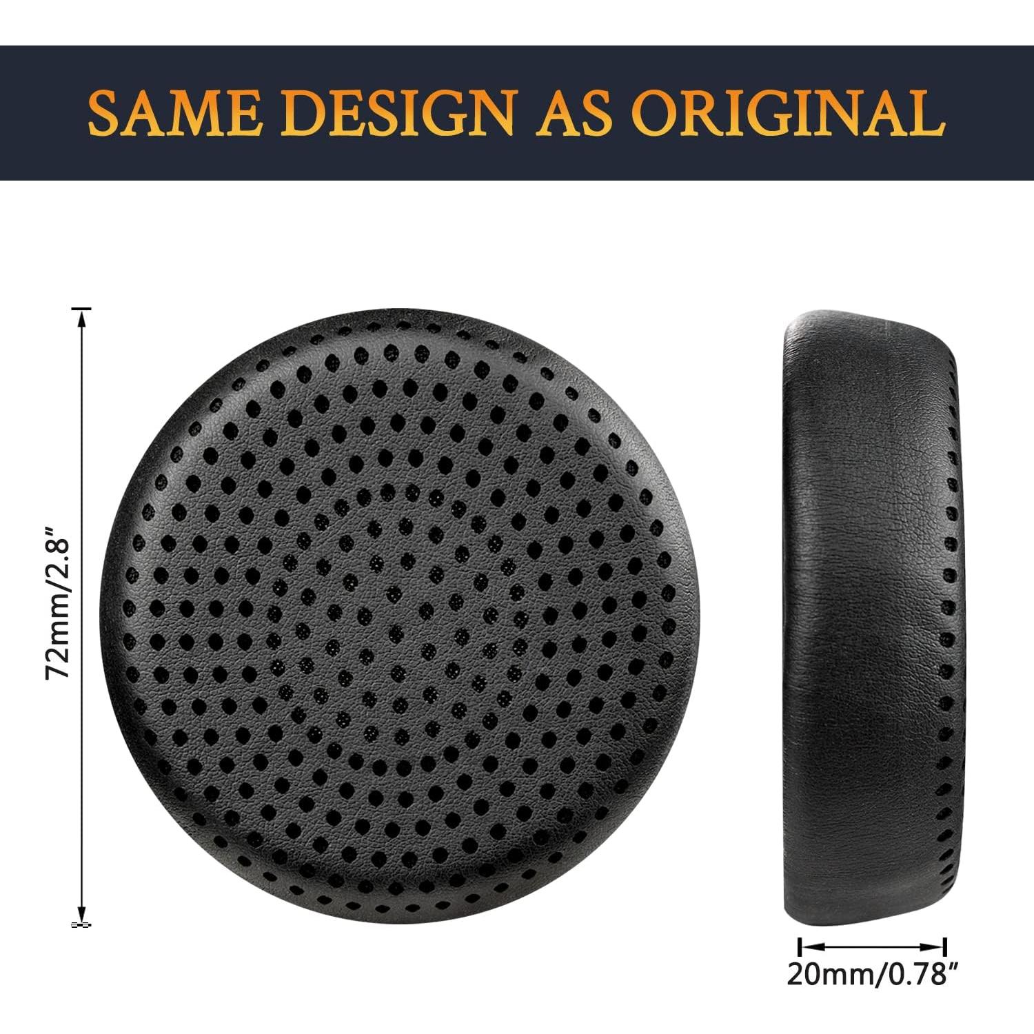 Almohadillas de Reemplazo SOULWIT para Auriculares Skullcandy Grind - Negro