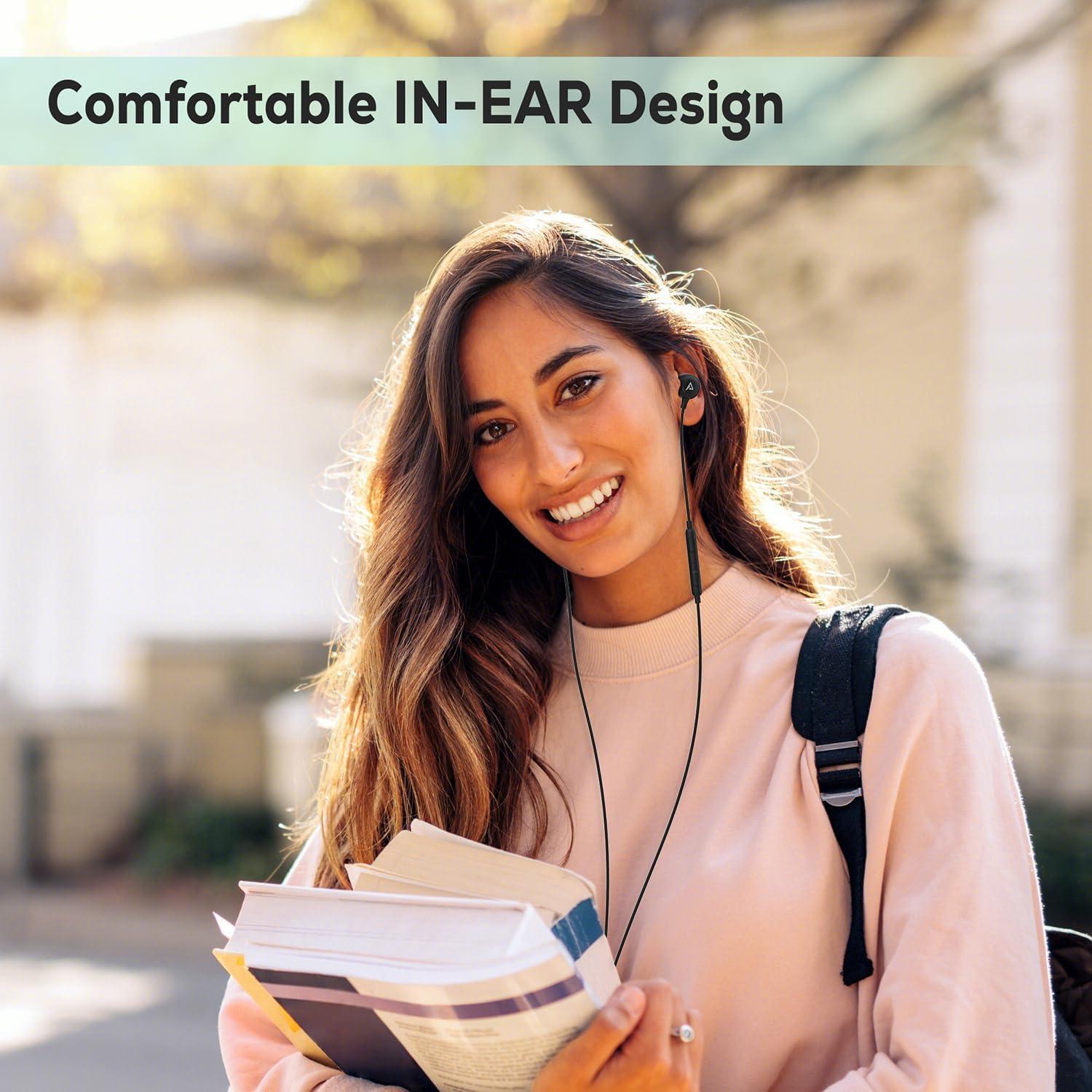 Auriculares USB C Percheron A0202007 con Micrófono HD, Negro