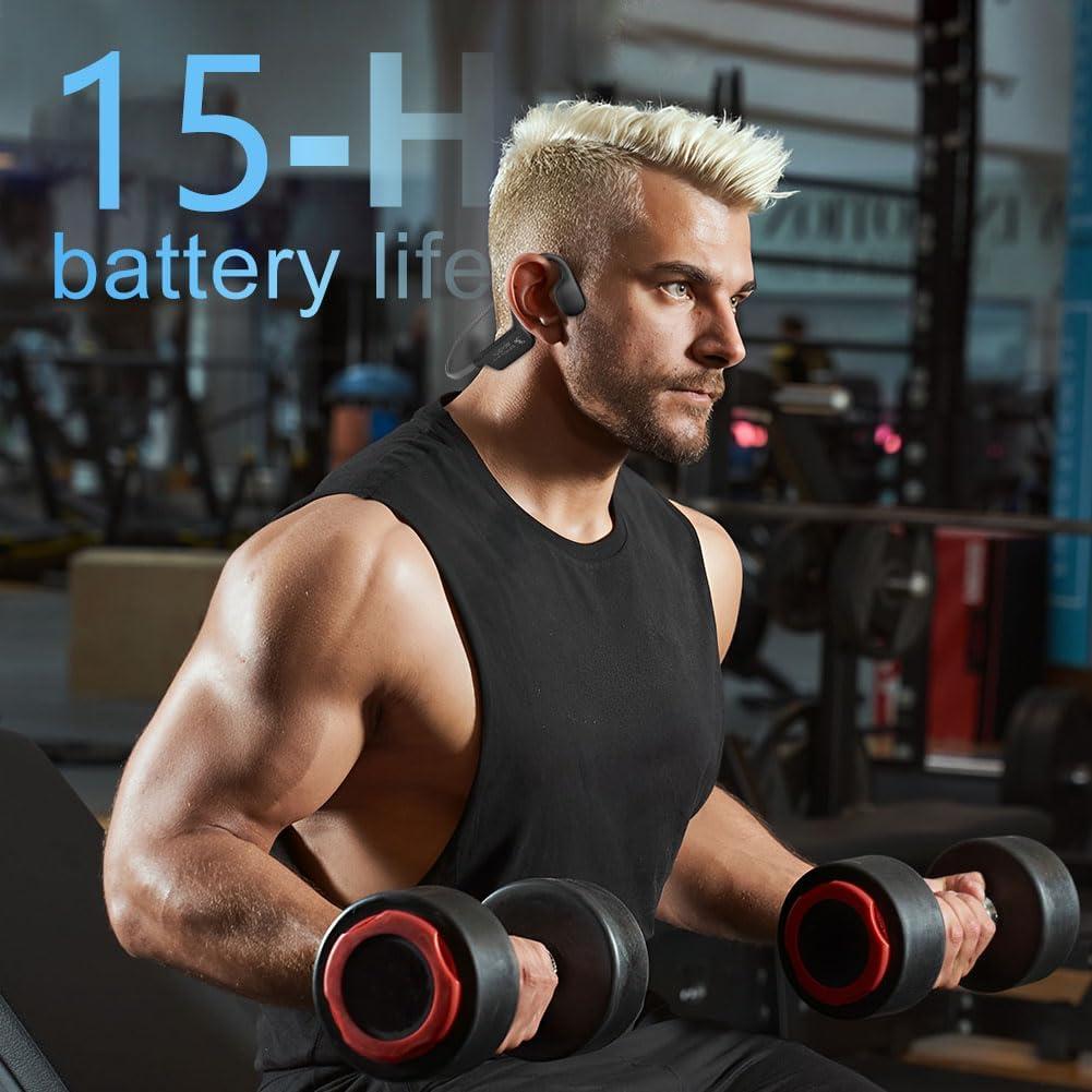 Auriculares Inalámbricos Bluetooth 5.4 MZYQCY A28 Conducción Ósea IPX6