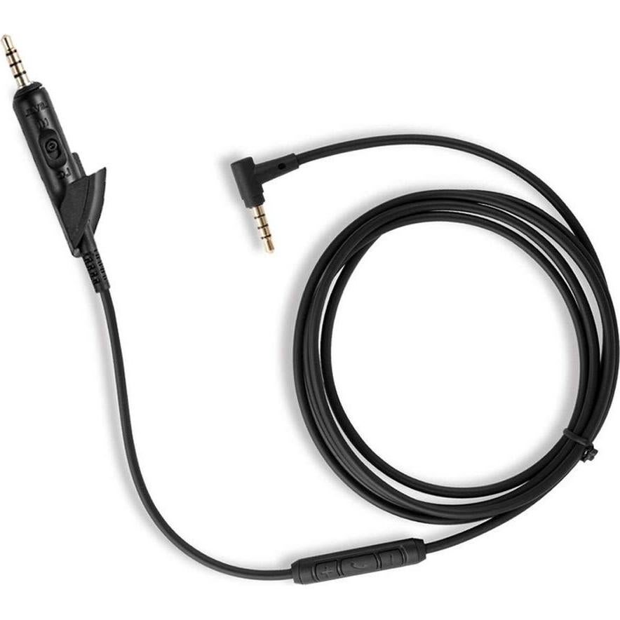 Cable de audio de reemplazo para auriculares Bose QC15 - Negro