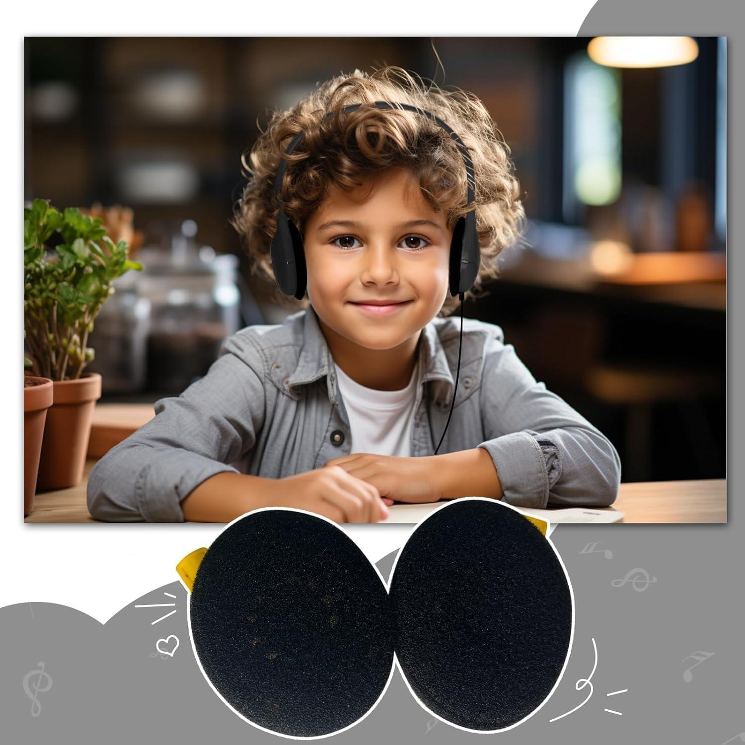 Paquete de 20 Auriculares WAHUWAY Ajustables 3.5mm para Aula