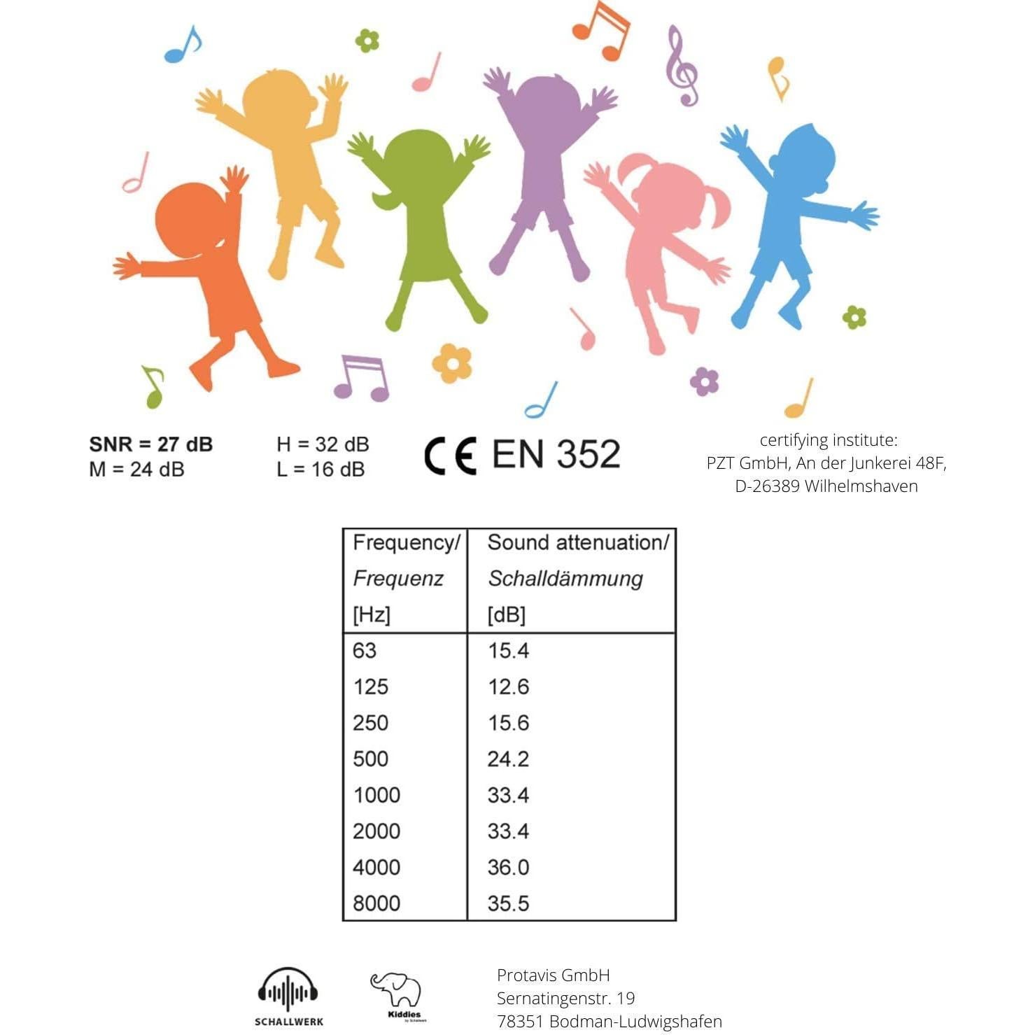 Auriculares de Protección Auditiva Schallwerk Rosa para Niños