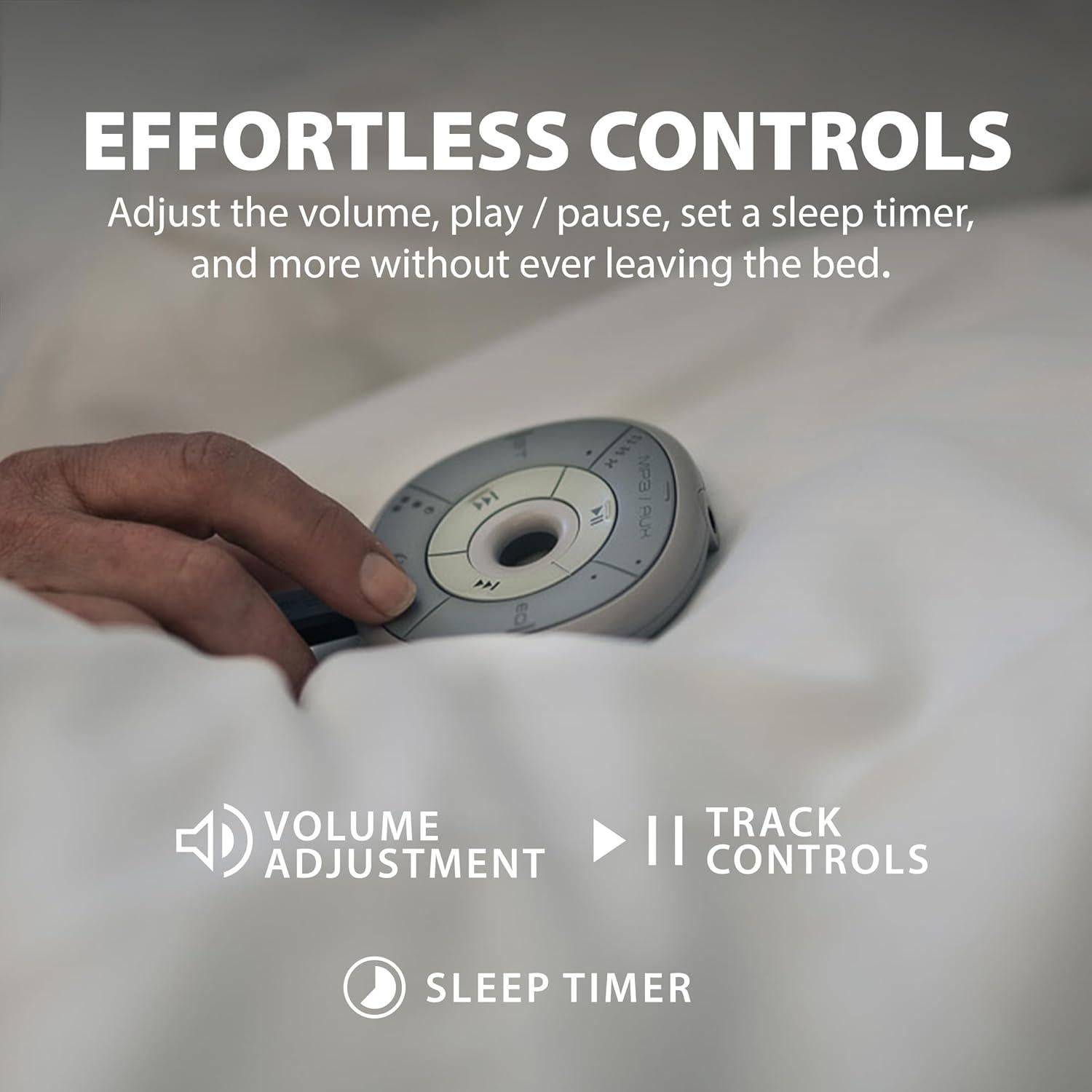 Avantree Slumber 2 - Altavoz de Almohada Bluetooth con Ruido Blanco