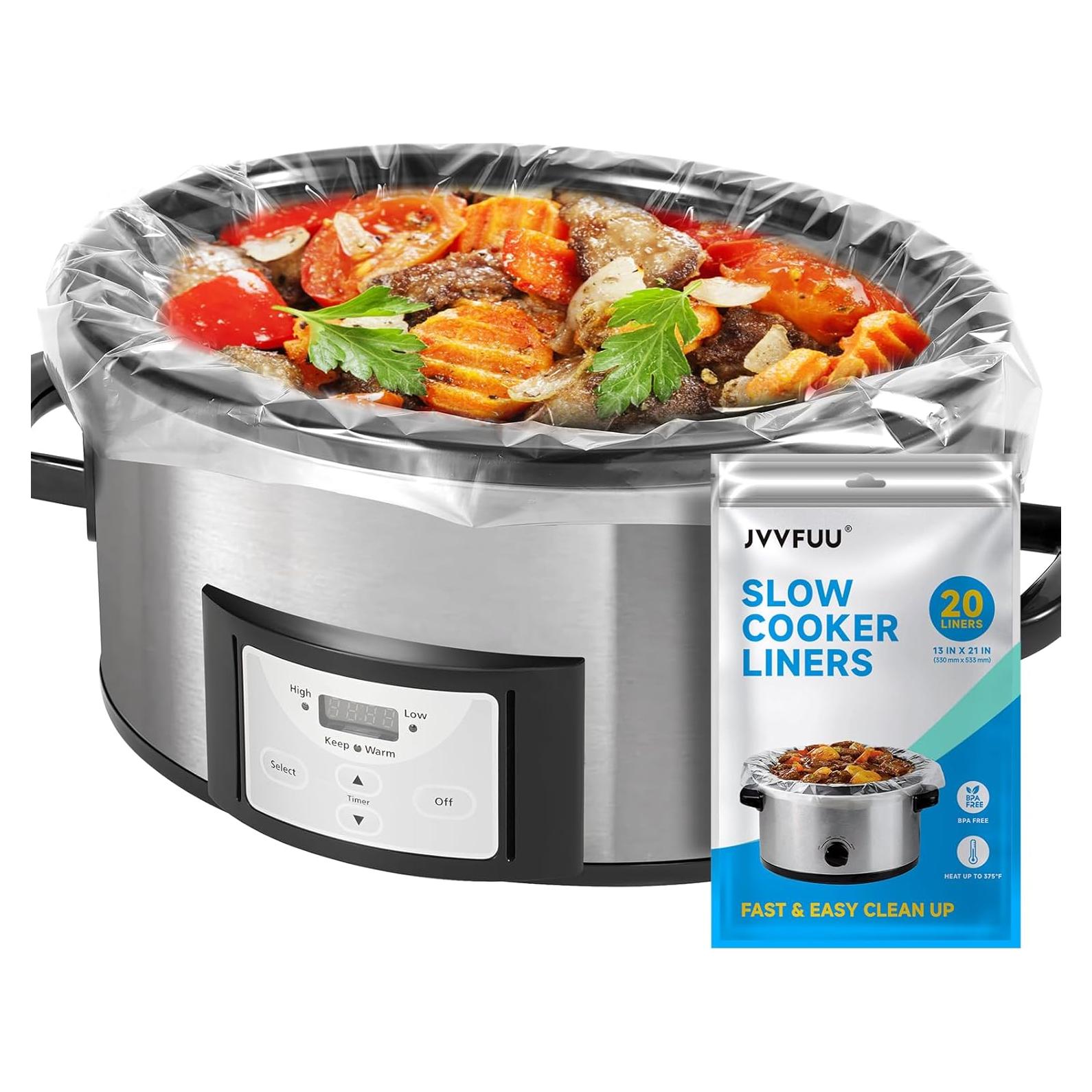 Forros Desechables para Olla de Cocción Lenta JVVFUU 20 Unidades