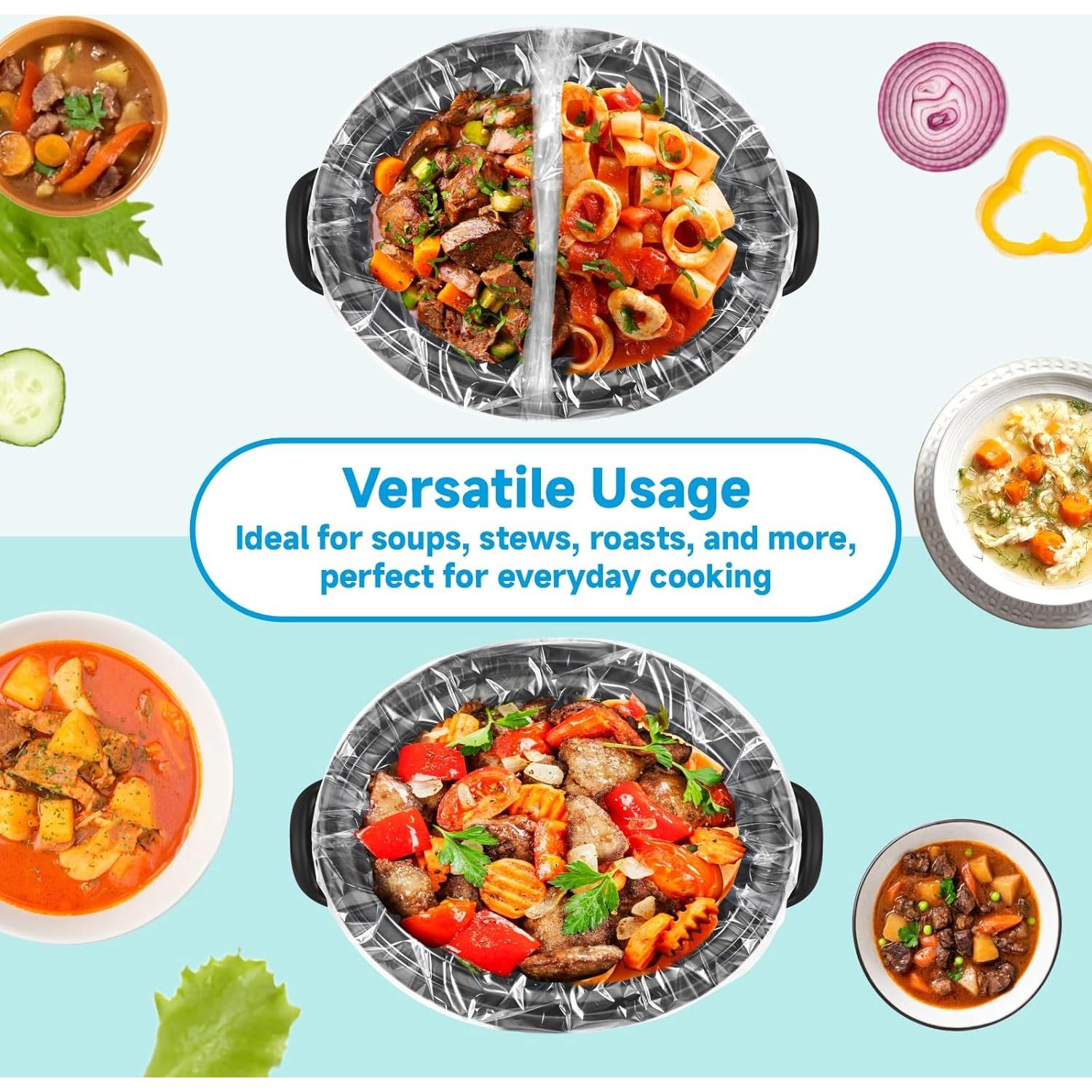 Forros Desechables para Olla de Cocción Lenta JVVFUU 20 Unidades