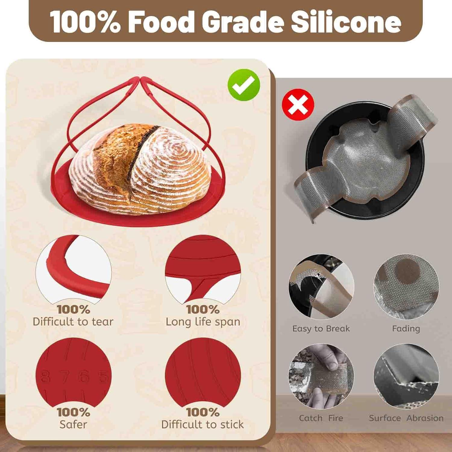 Sling de Pan de Silicona Mutilife 22.86 cm Antiadherente