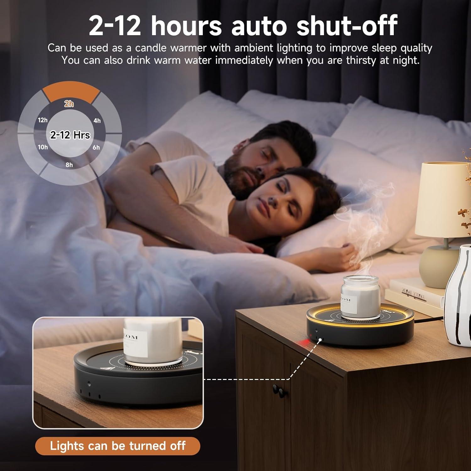 Calentador de Tazas Defashun 36W con Apagado Automático y Luz LED