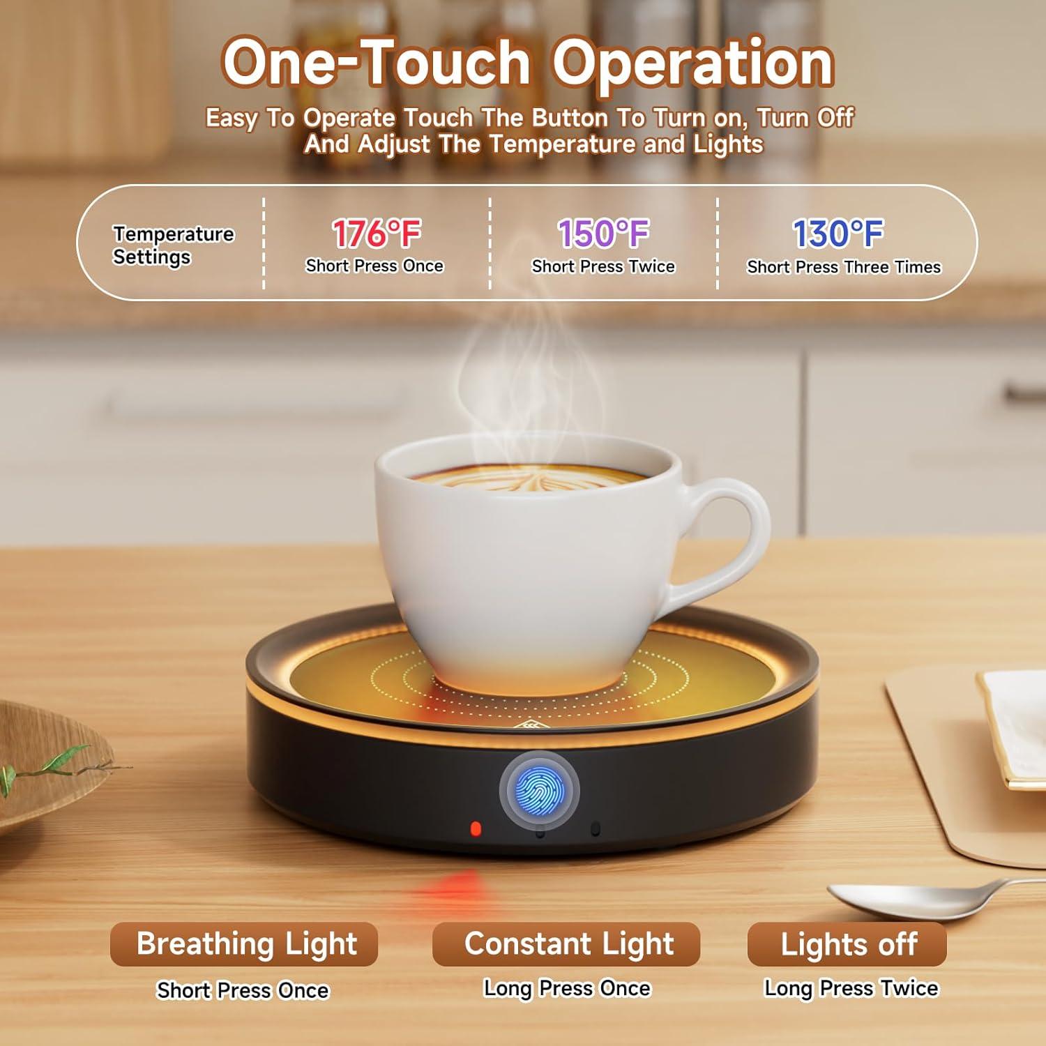 Calentador de Tazas Defashun 36W con Apagado Automático y Luz LED