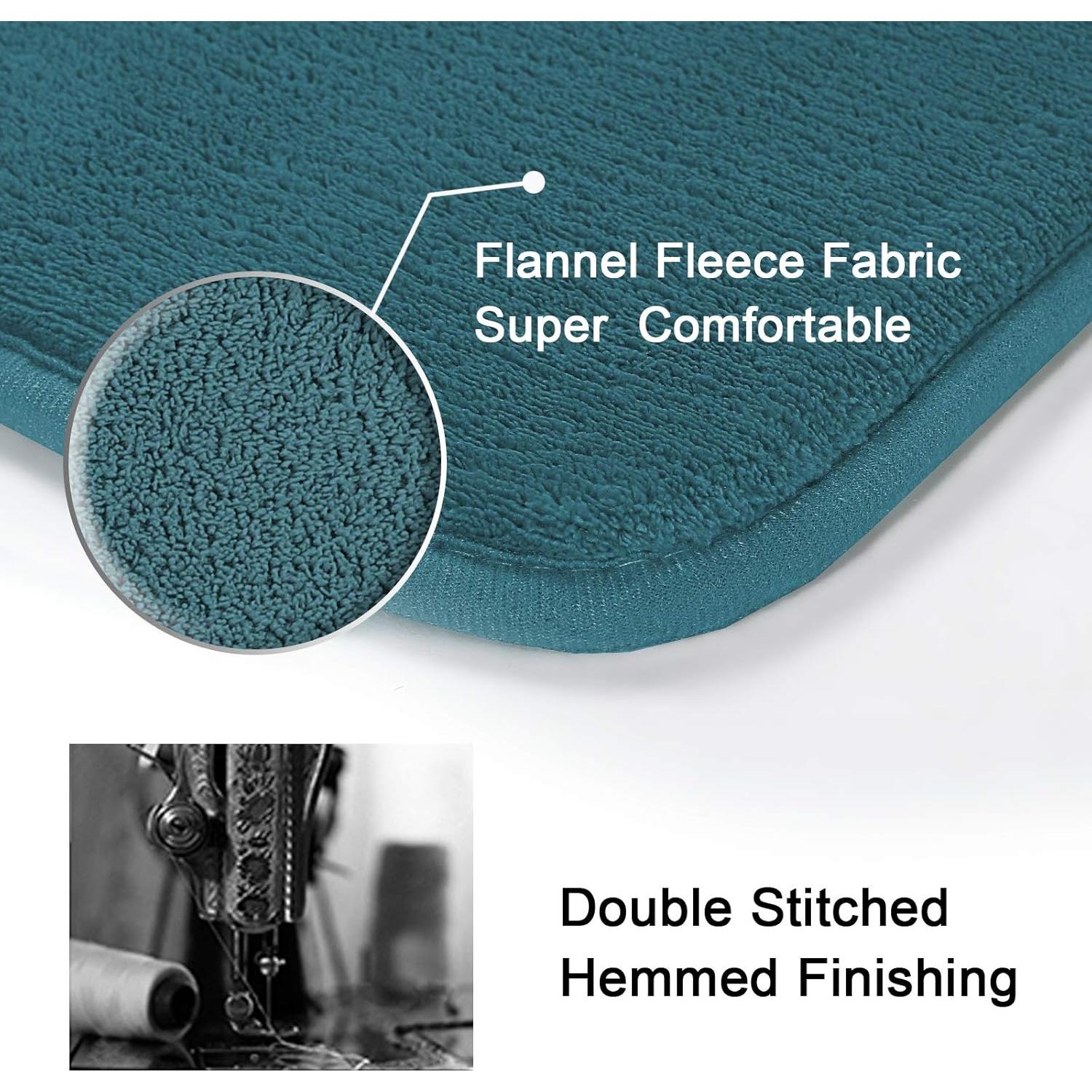 H.VERSAILTEX Juego de Alfombrillas de Baño Antideslizantes 2 Piezas