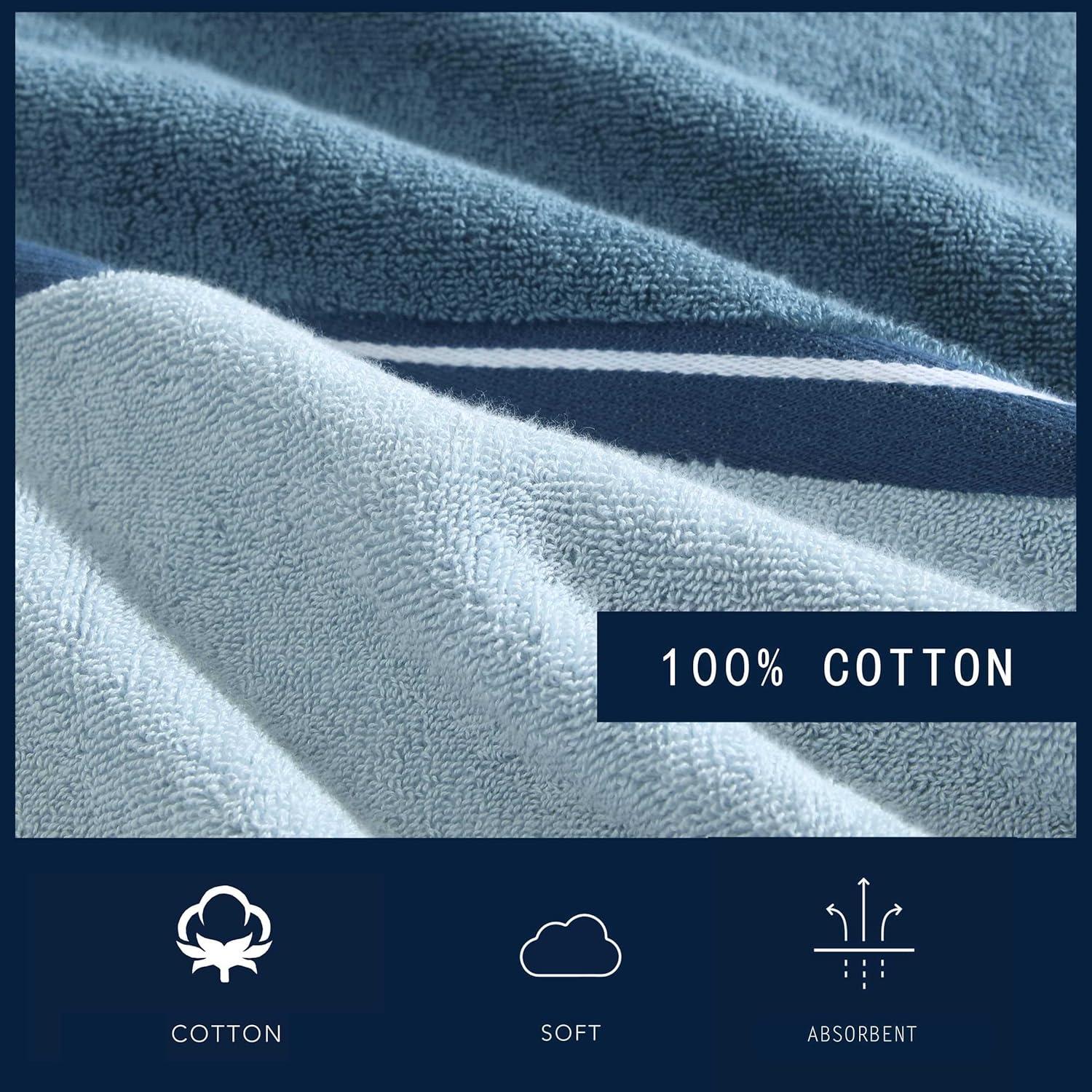 Juego de Toallas de Baño Nautica Belle Castle 6 Piezas Algodón