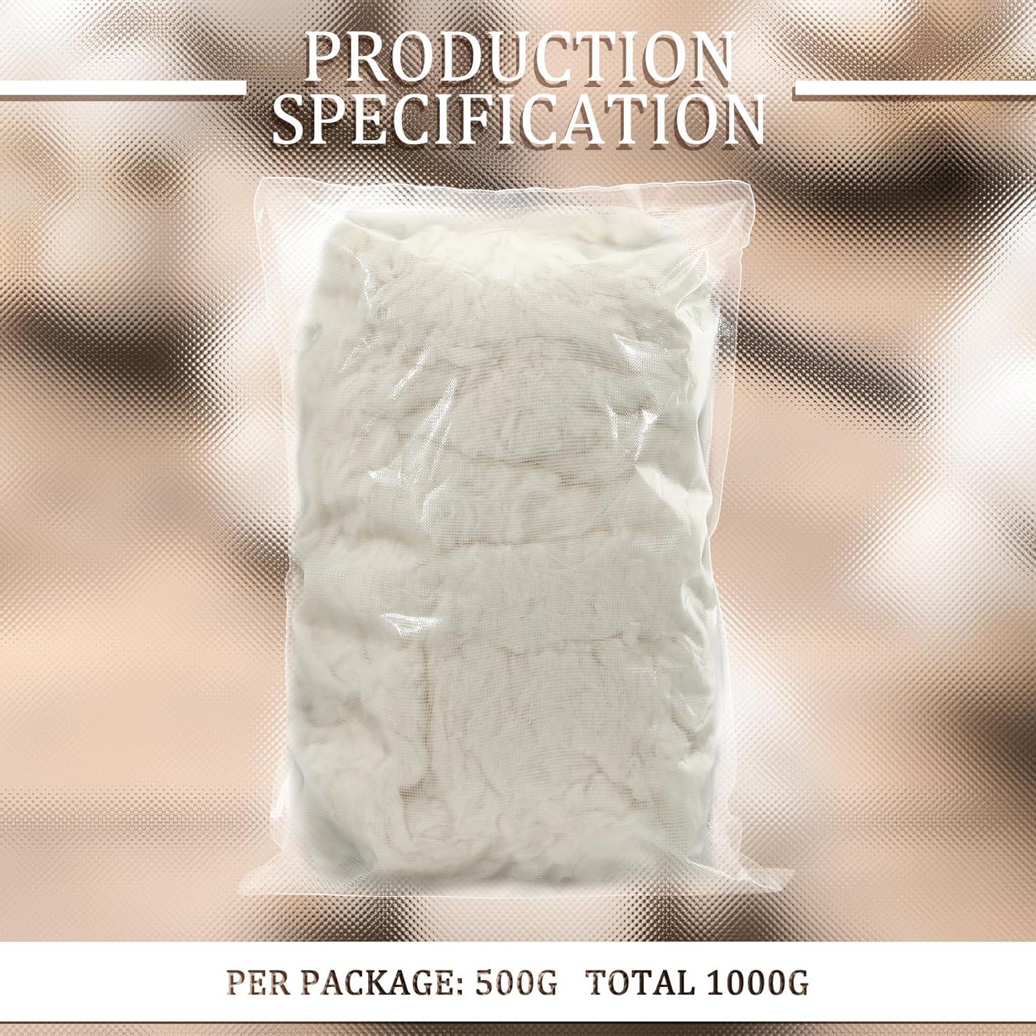 Relleno de Lana Natural Newwiee 1 kg para Manualidades