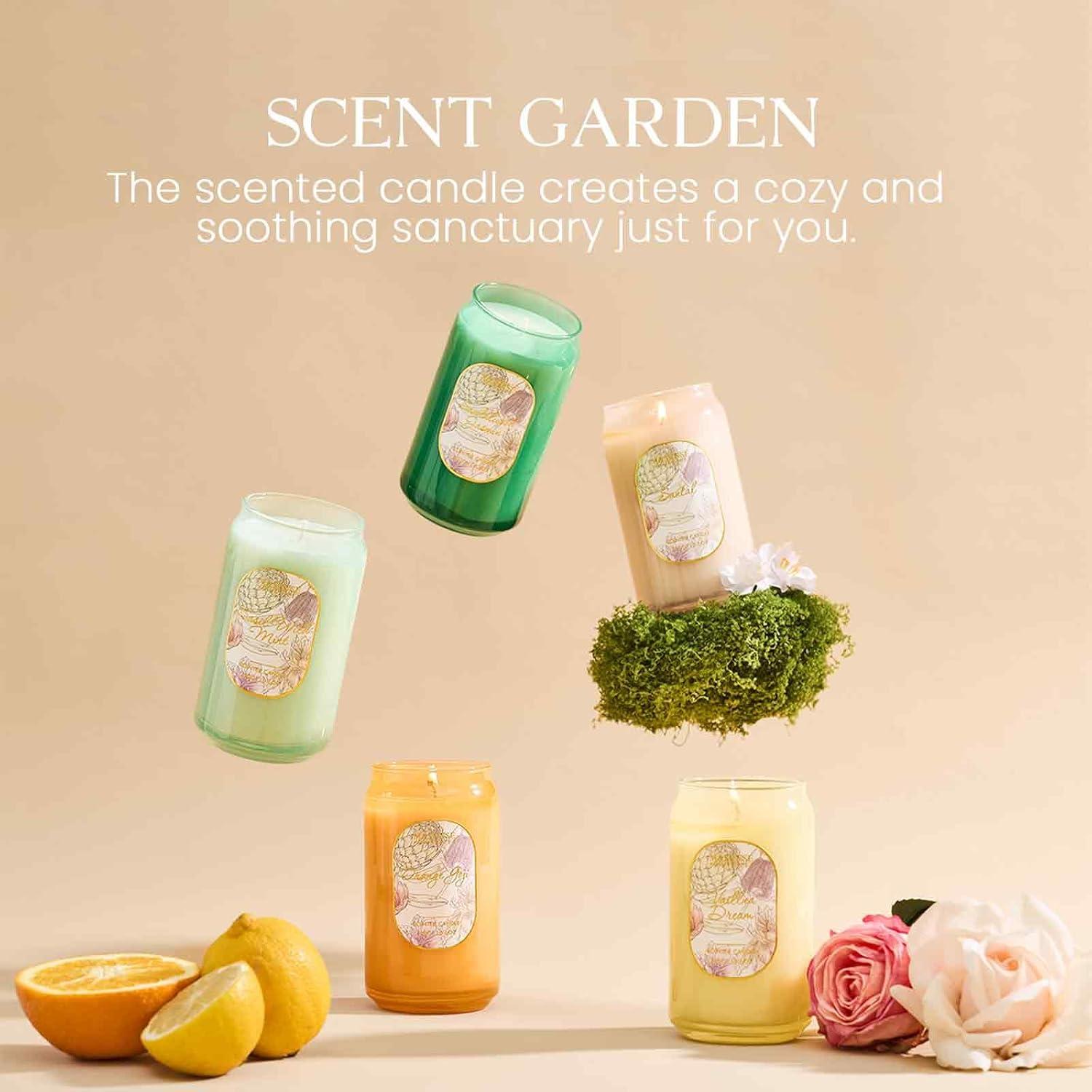 Vela Aromática M&SENSE Eucalipto y Menta 300g - 60 Horas