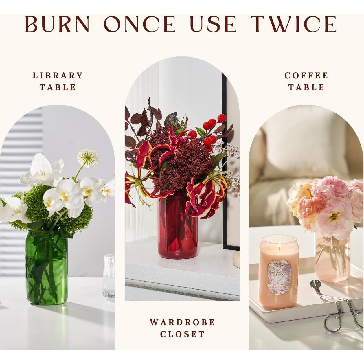 Vela Aromática M&SENSE Eucalipto y Menta 300g - 60 Horas