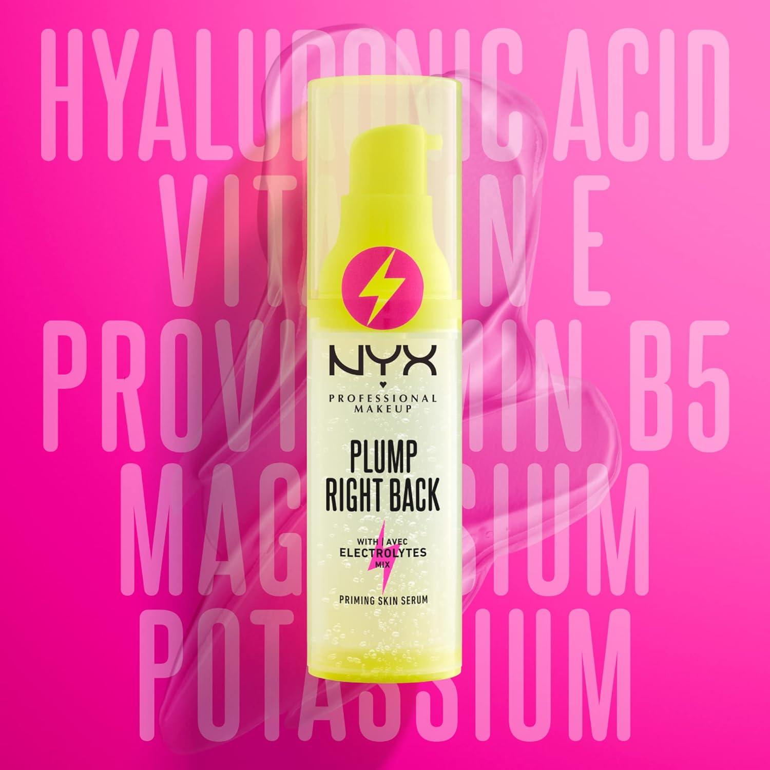 NYX Professional Makeup Suero y Primer Facial 30g Ácido Hialurónico