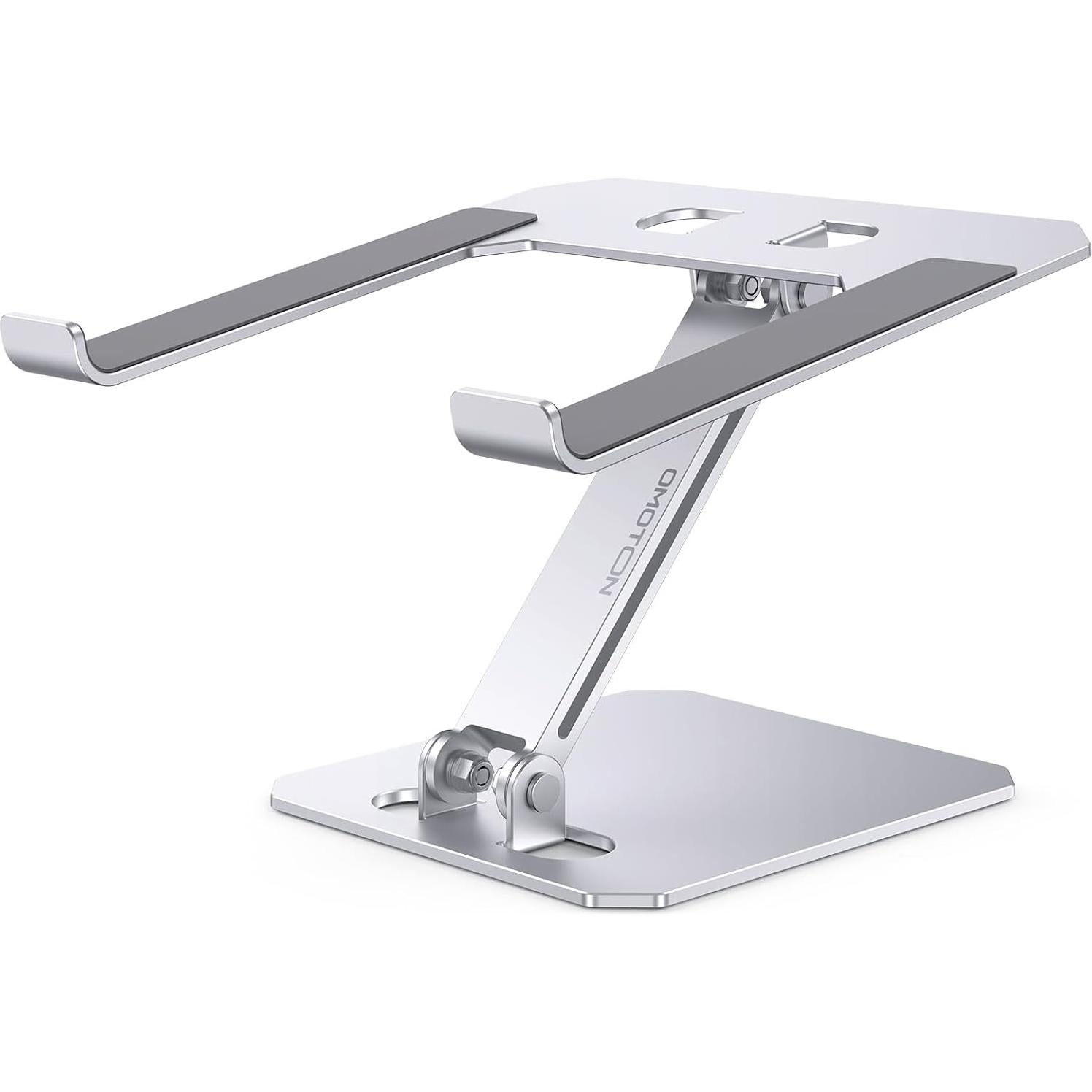 Soporte para Laptop OMOTON Ajustable Ergonómico Aluminio 39.62 cm
