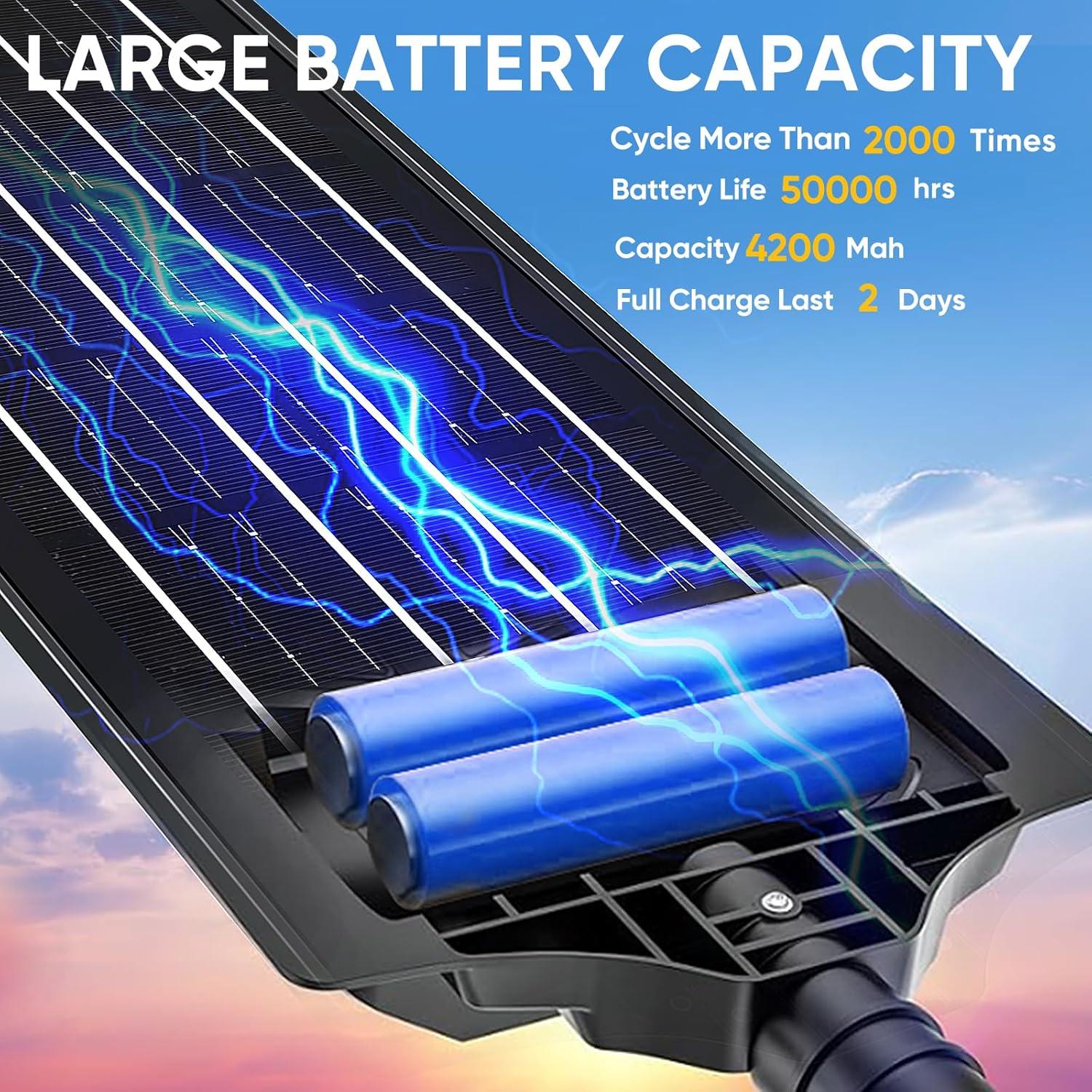 Paquete de 2 luces solares MoMyofdy 12000LM IP66 con control remoto