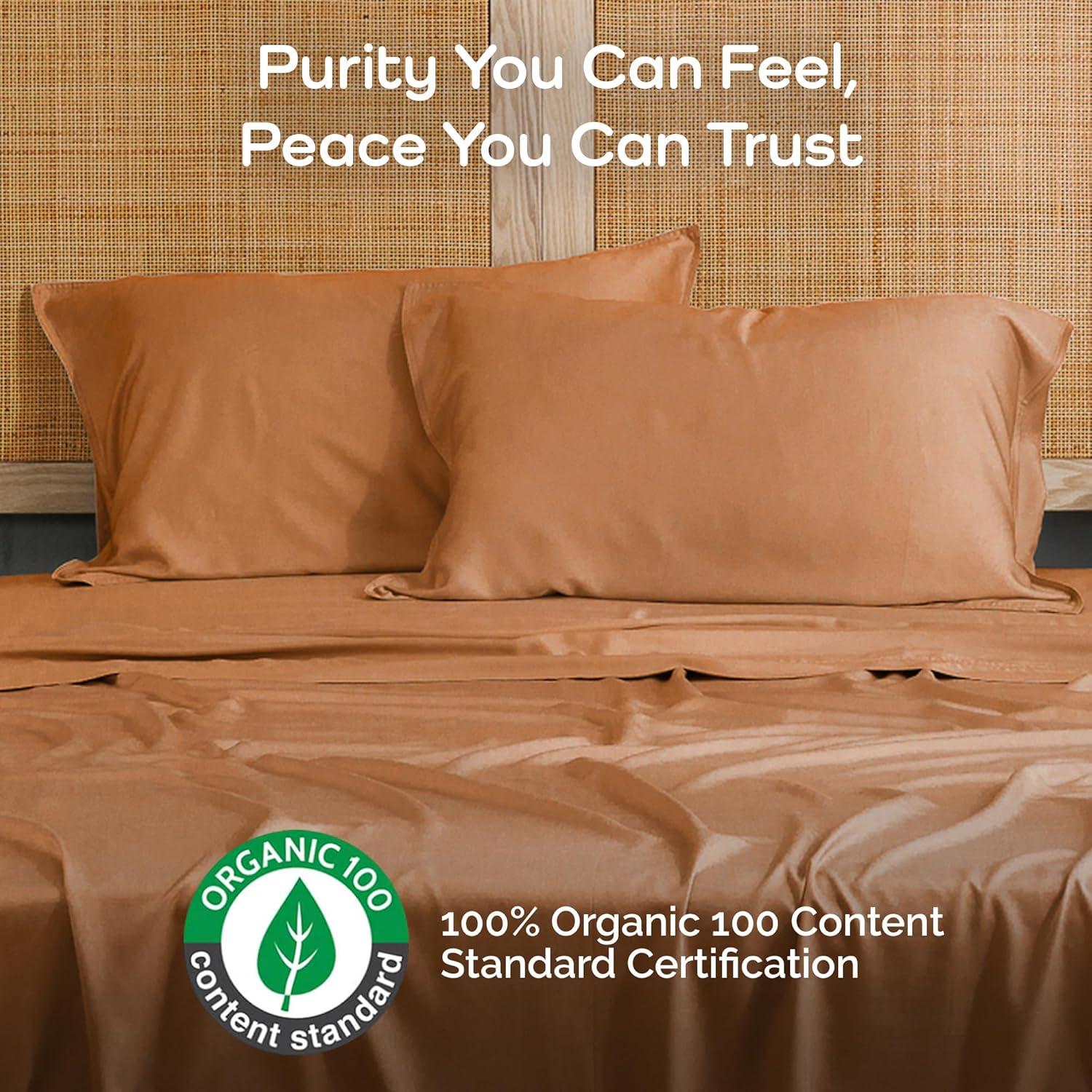 Juego de Fundas de Almohada Queen Bamtek 100% Bambú Refrigerantes