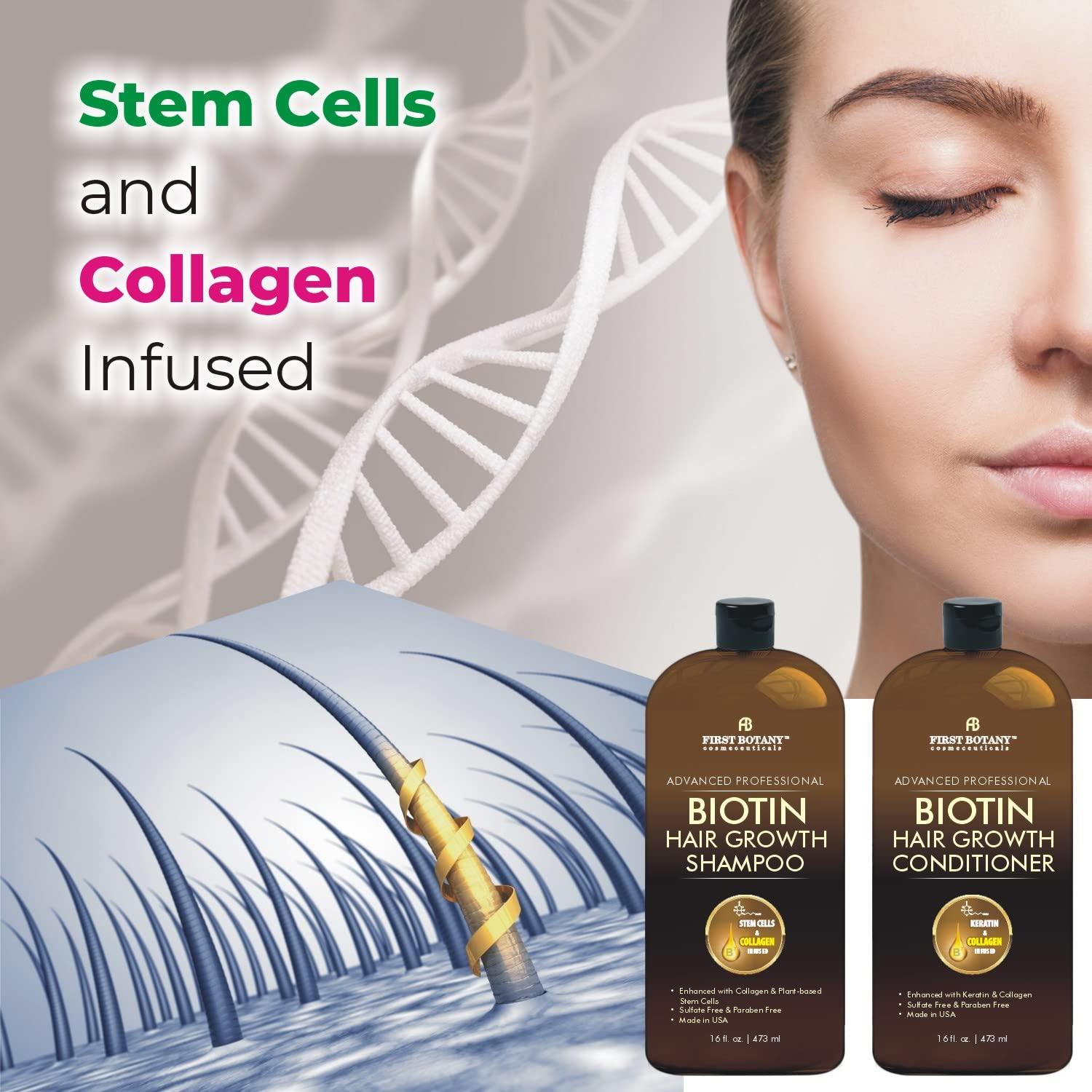 Champú y Acondicionador Biotina Primera Botánica 2x16oz