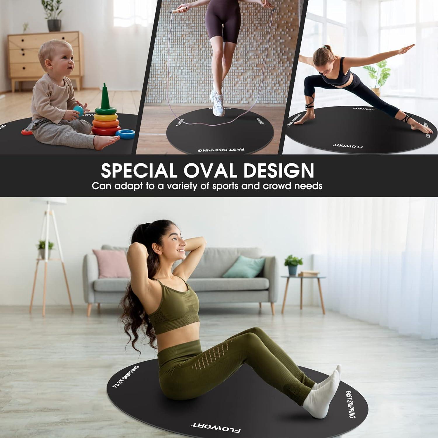 Alfombrilla de Ejercicio Antideslizante Flowort 121.9x91.4cm