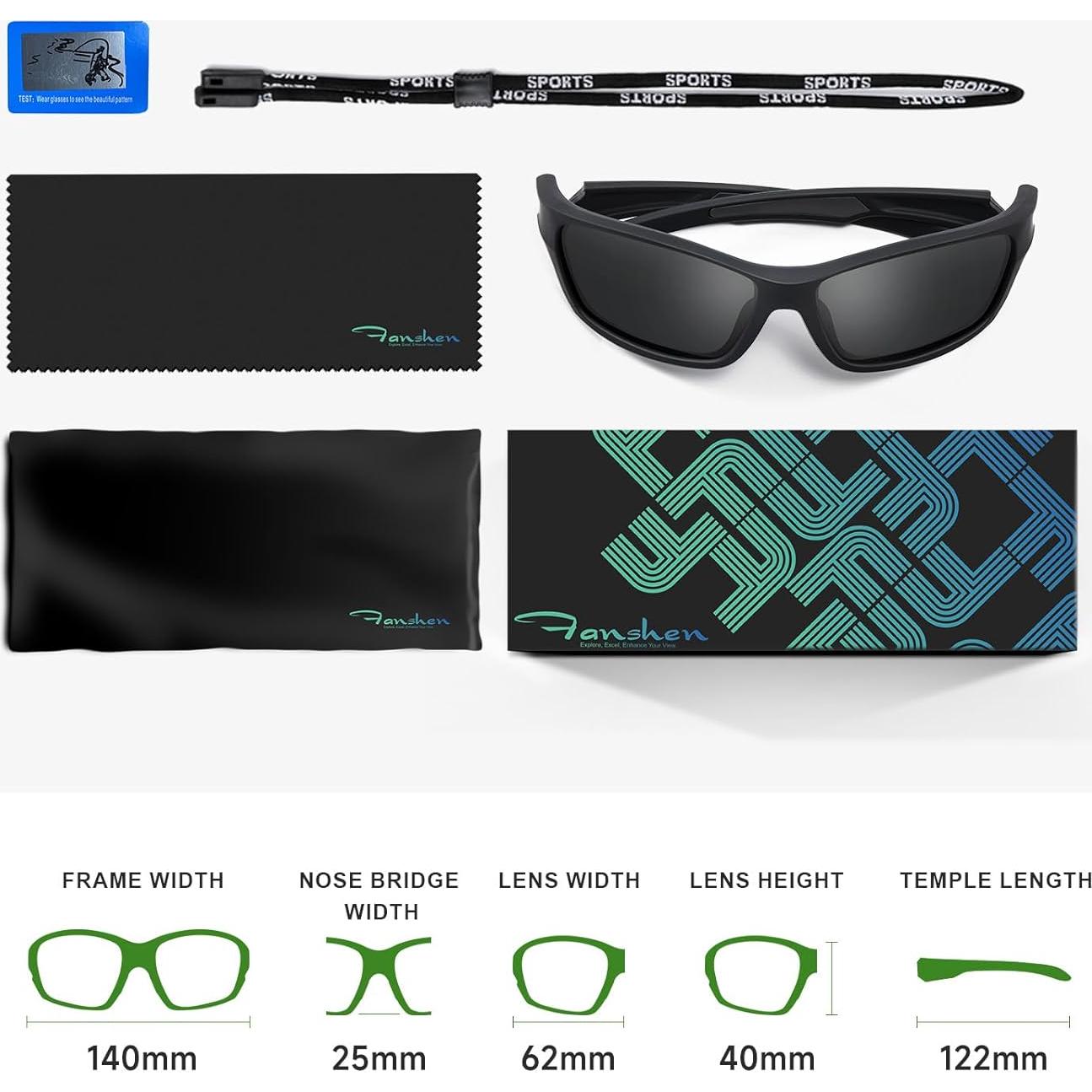 Gafas de sol polarizadas Fanshen 3756 para ciclismo y pesca