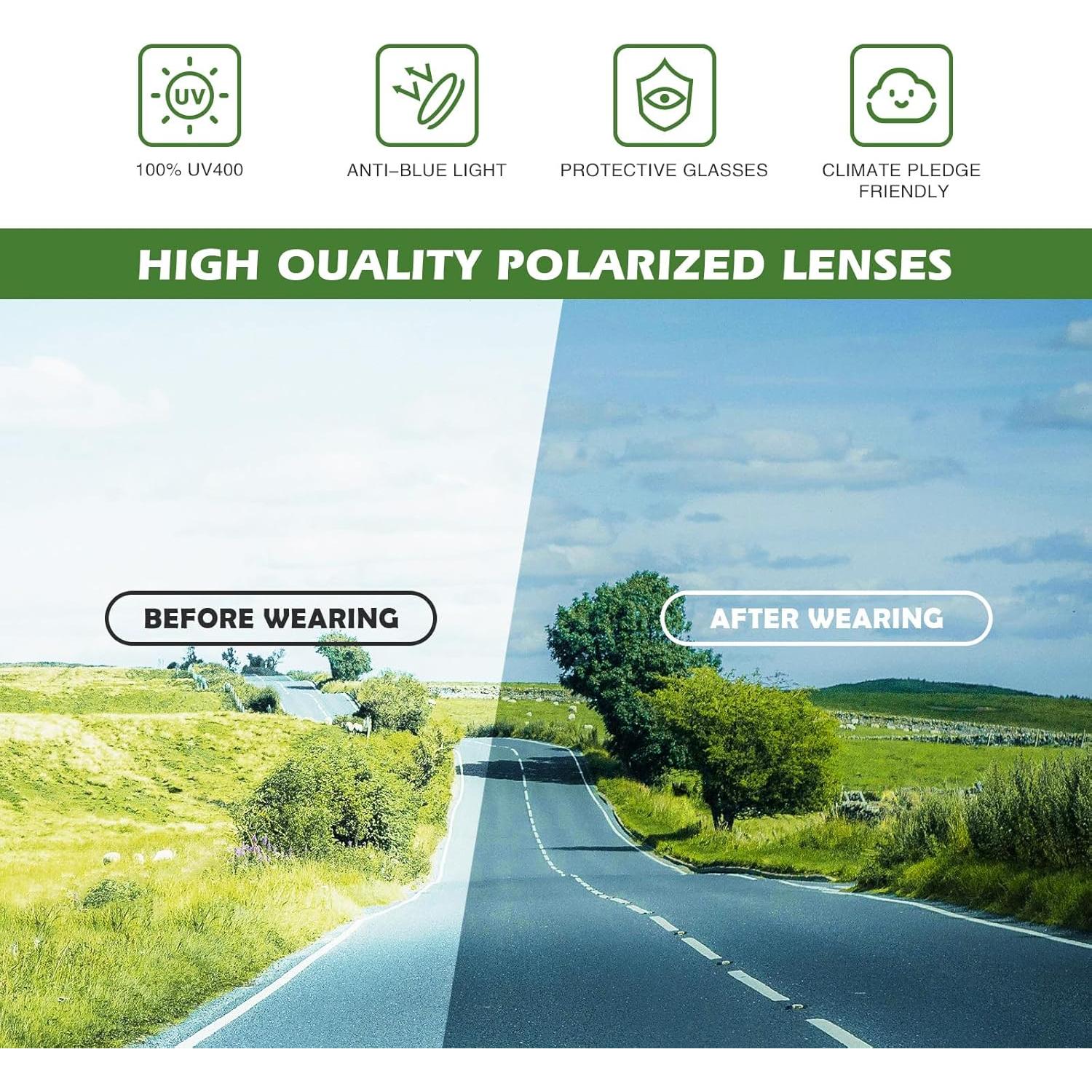 Gafas de sol polarizadas Fanshen 3756 para ciclismo y pesca