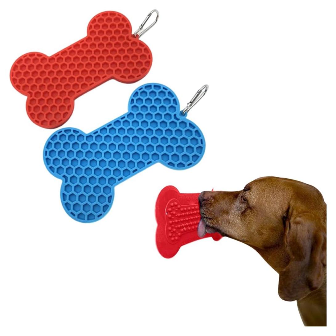 Alfombrilla para Lamer Perros VALUEPET Hueso 18x13 cm Silicona