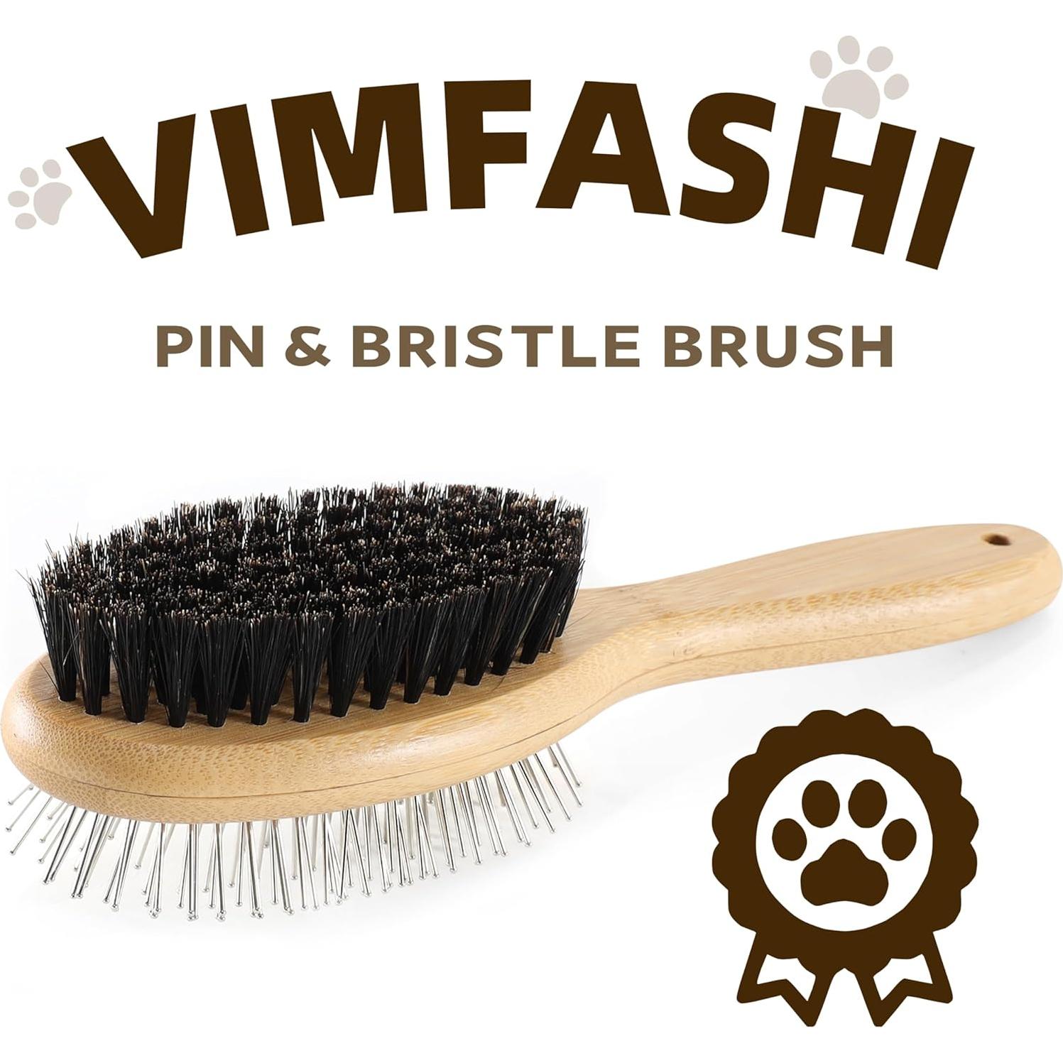 Cepillo de Aseo Doble Cara Vimfashi para Perros y Gatos