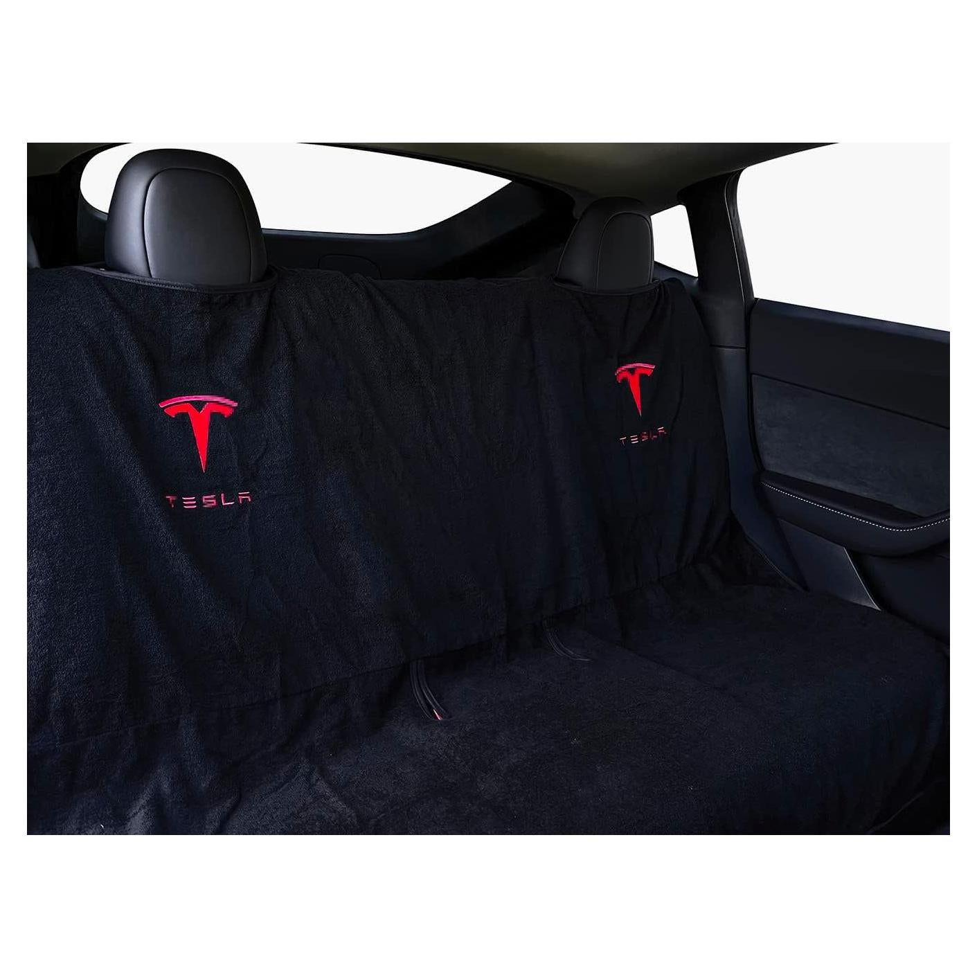 Cubierta de Asiento Trasero Piora para Tesla Model Y - Negro