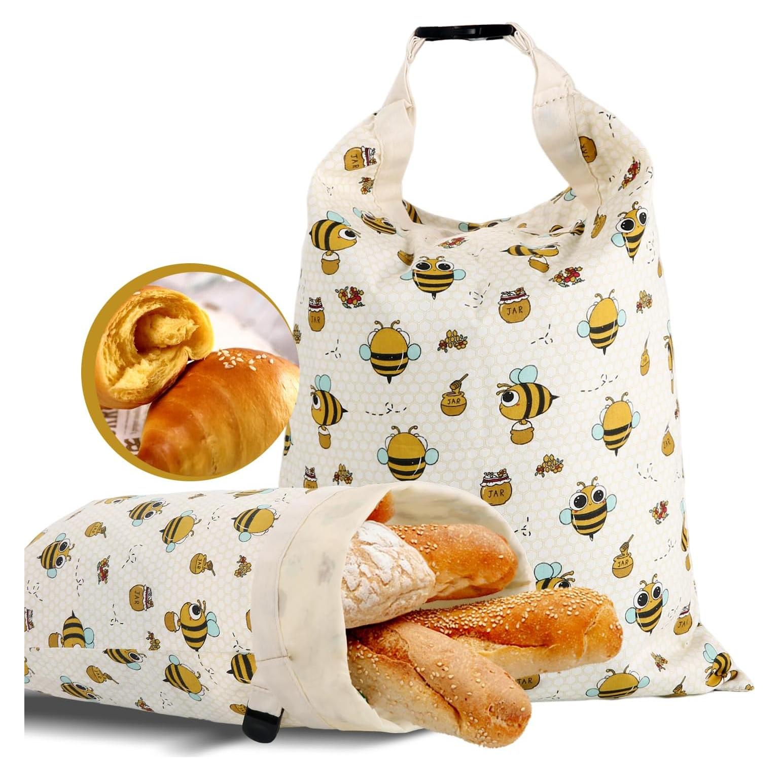Bolsas de Pan de Cera de Abeja VAKEEN 43x33 cm Reutilizables