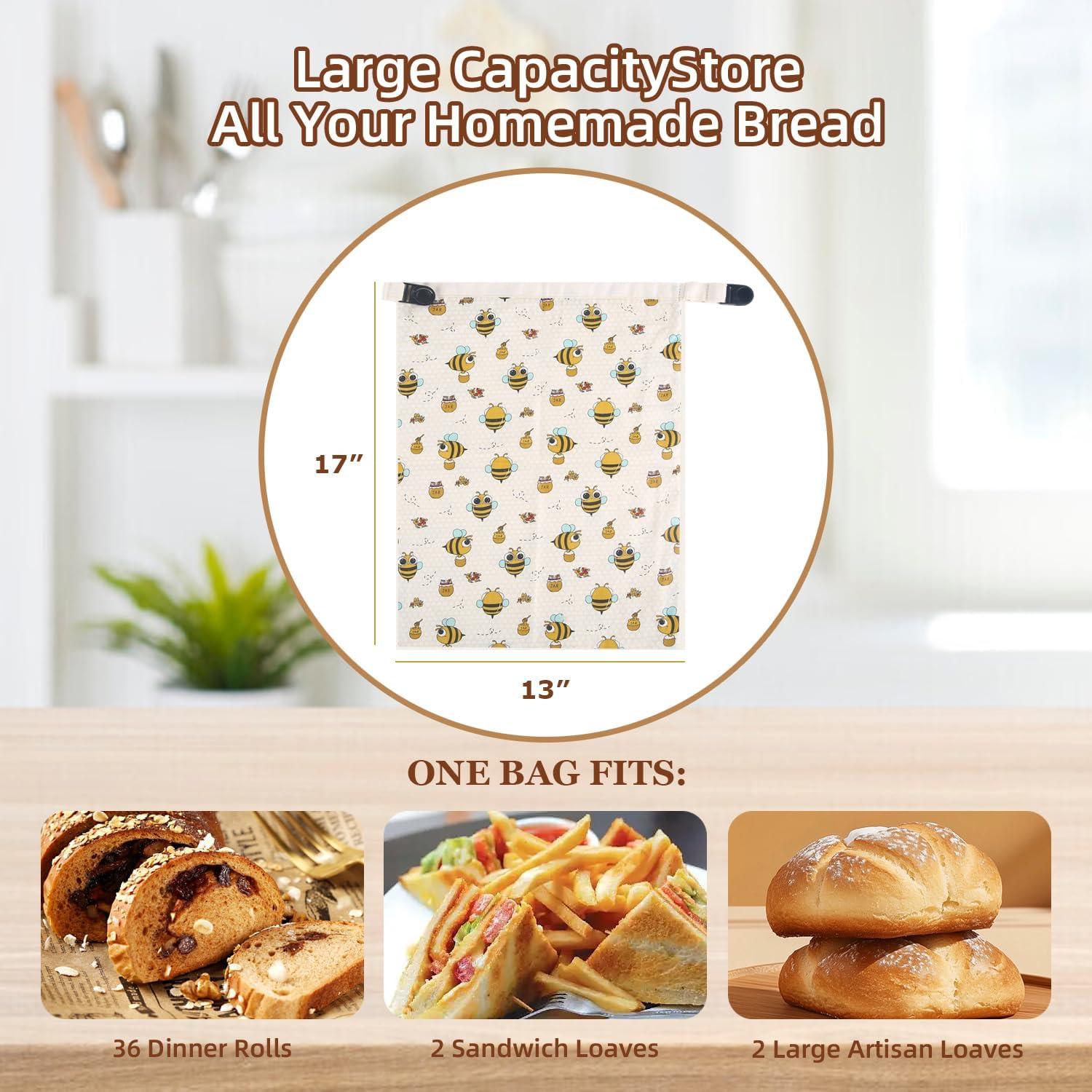 Bolsas de Pan de Cera de Abeja VAKEEN 43x33 cm Reutilizables