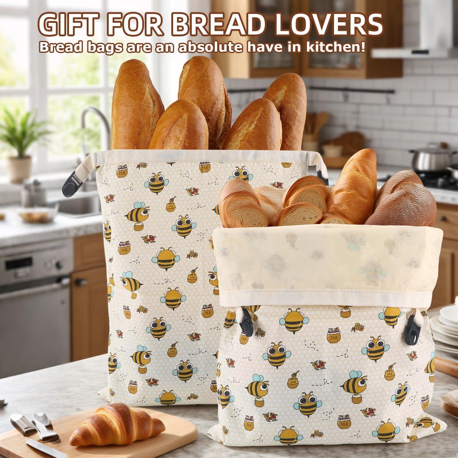 Bolsas de Pan de Cera de Abeja VAKEEN 43x33 cm Reutilizables