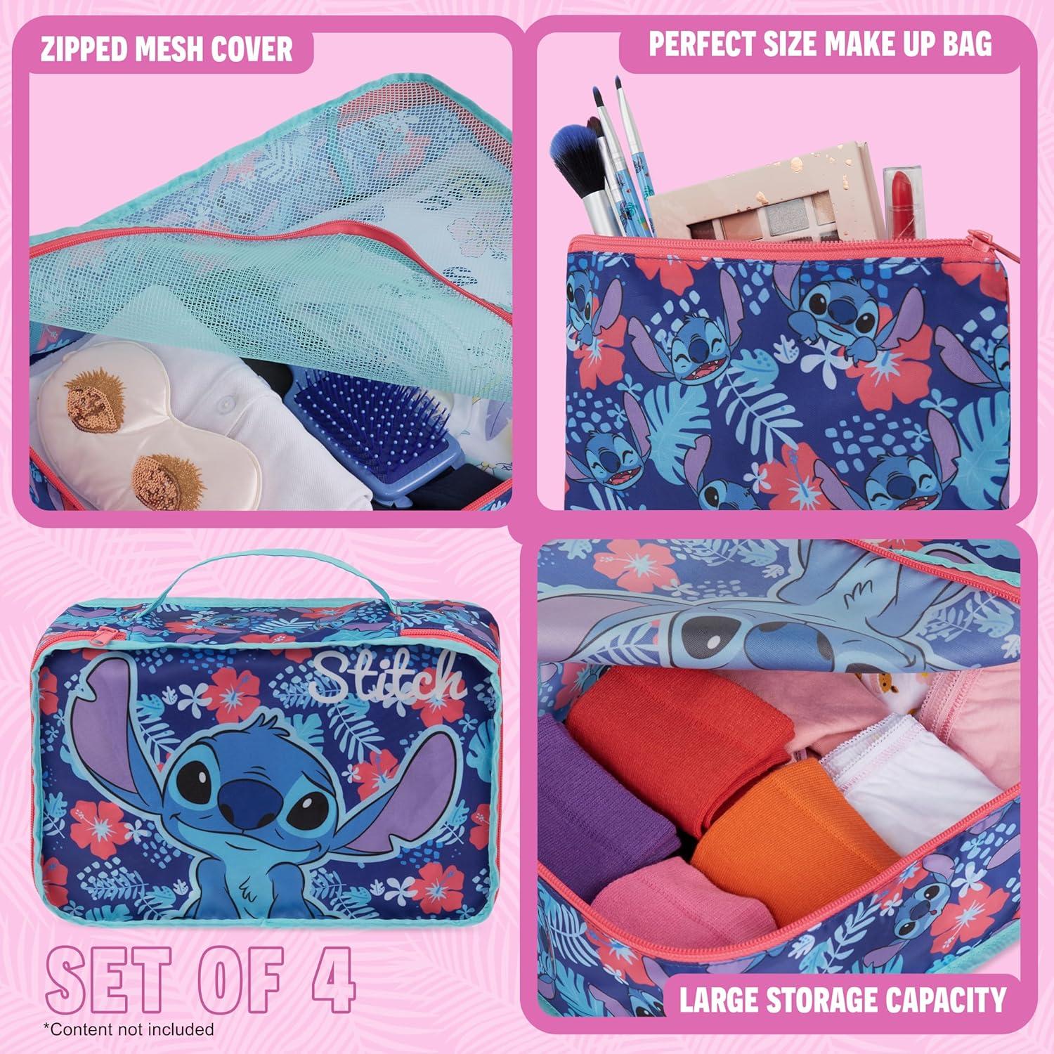 Set de Organizadores de Empaque Disney - 4 Piezas en Puntada Marina