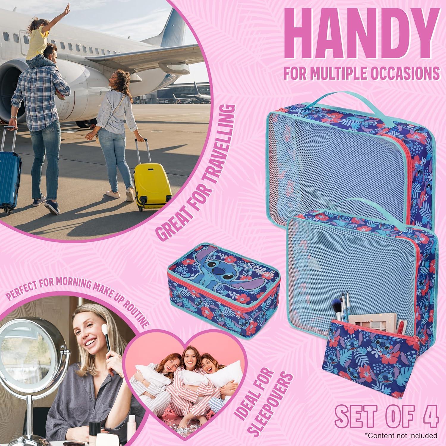 Set de Organizadores de Empaque Disney - 4 Piezas en Puntada Marina