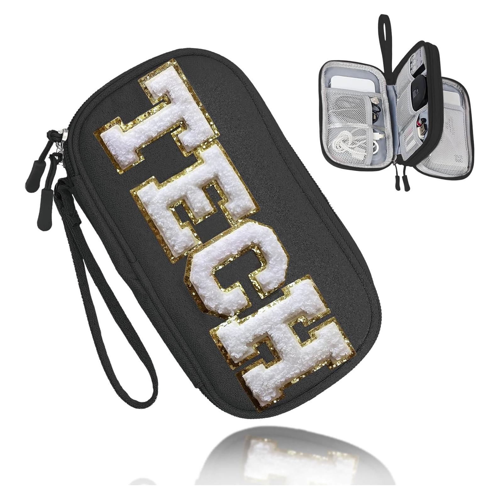 Estuche Organizador de Electrónica COSHAYSOO Negro 19x11x5.5cm