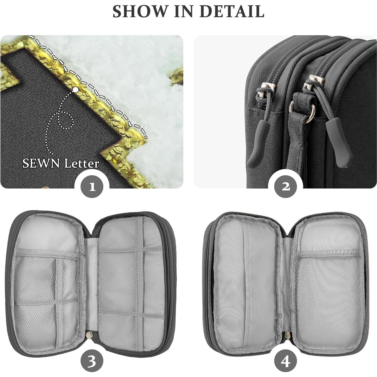 Estuche Organizador de Electrónica COSHAYSOO Negro 19x11x5.5cm