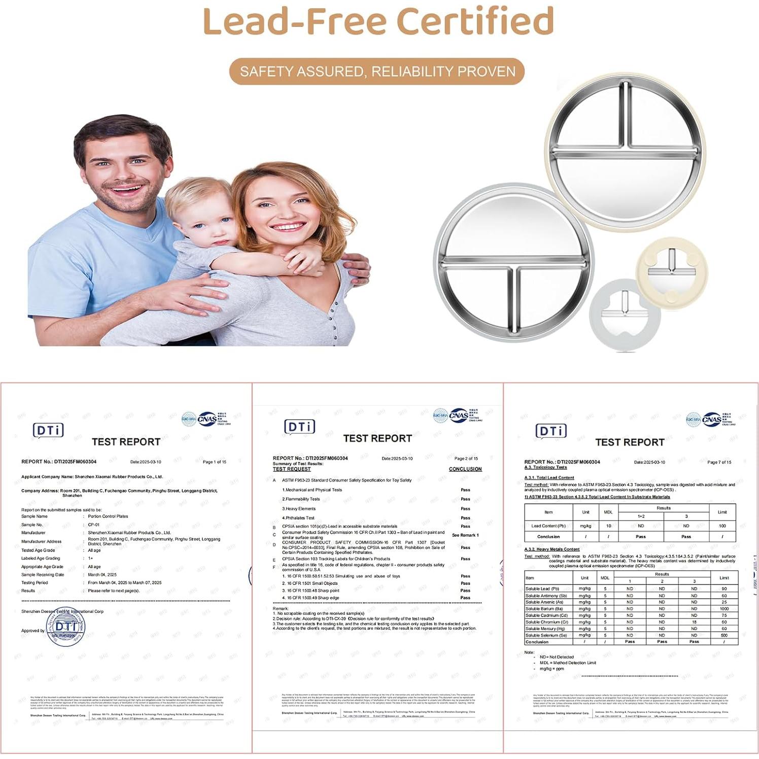 Platos de Succión para Niños iconfont 9" Acero Inoxidable 2 Pzs