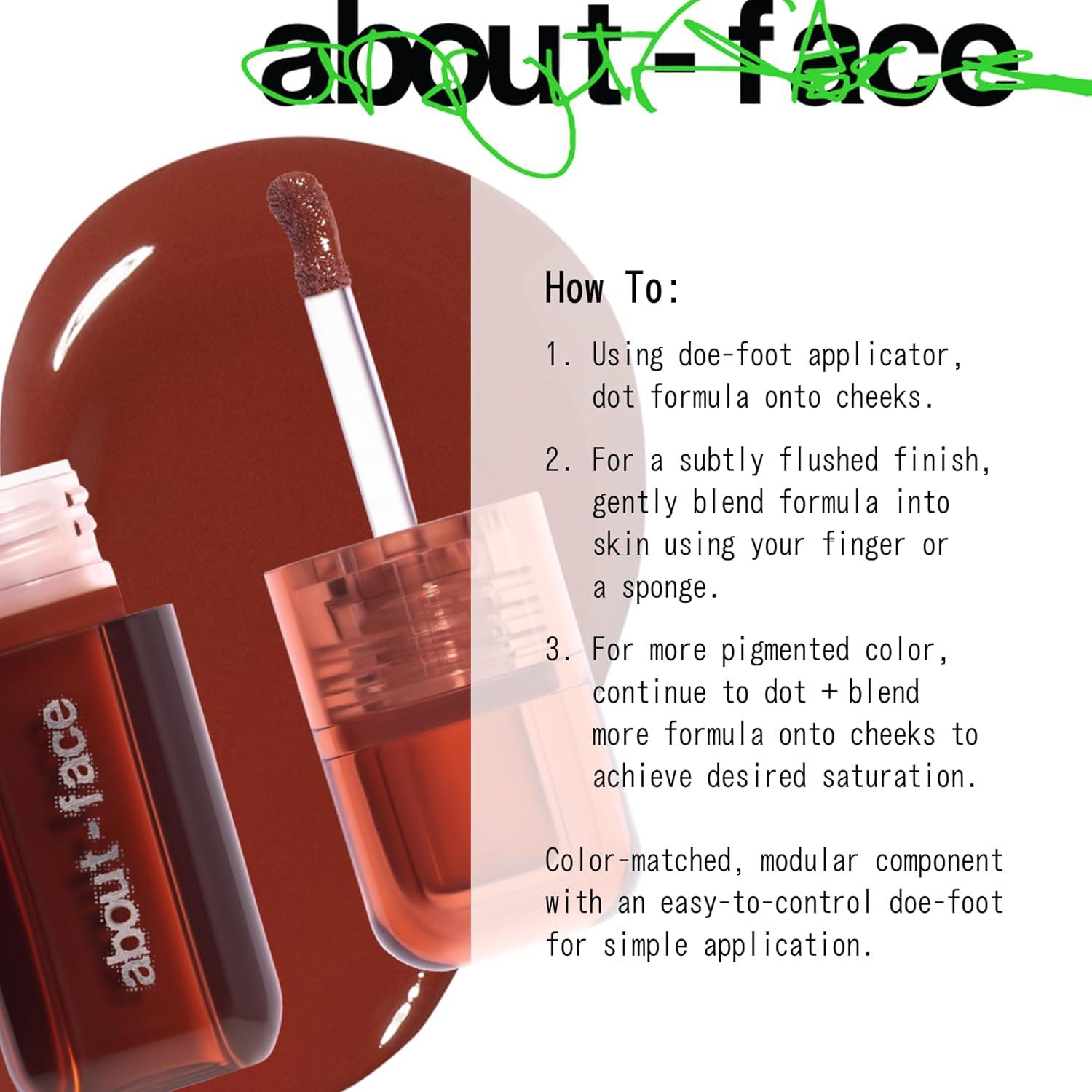 Rubor Líquido about-face Gran Premio - Fórmula Hidratante 40g