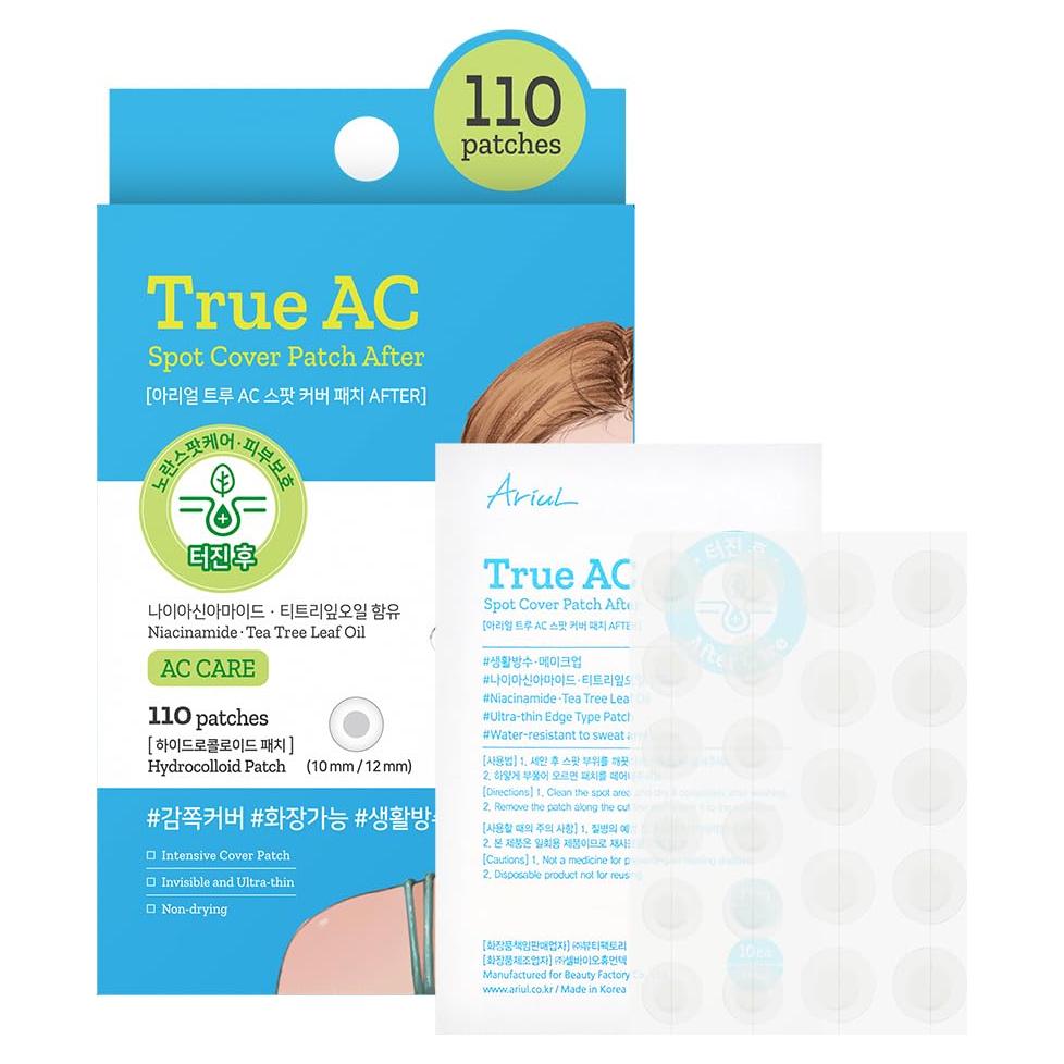 Parche Hidrocoloide Ariul para Acné - Niacinamida y Árbol de Té, 110 Piezas