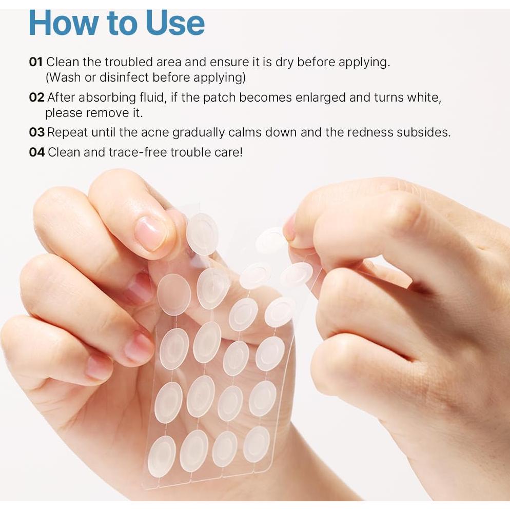 Parche Hidrocoloide Ariul para Acné - Niacinamida y Árbol de Té, 110 Piezas
