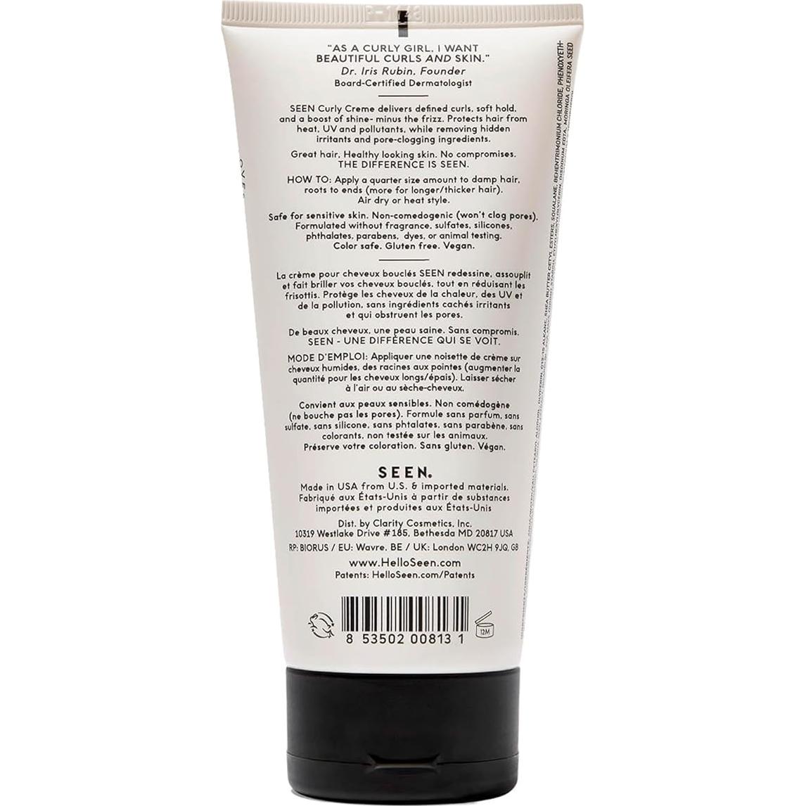 Crema para Peinar Rizada SEEN Sin Fragancia 190g - Antifrizz