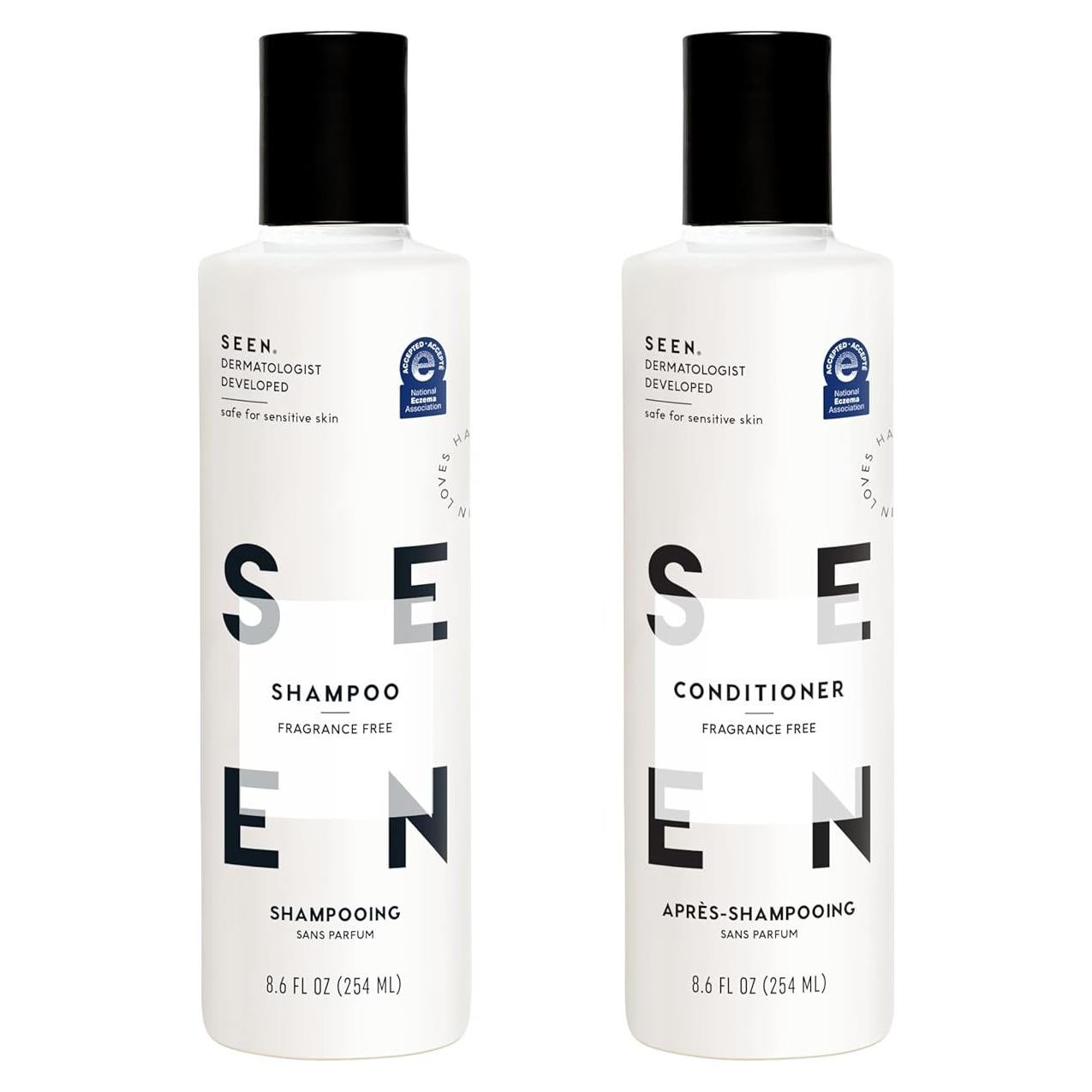 Champú y Acondicionador SEEN Sin Fragancia 450g - Cuidado Piel Sensible