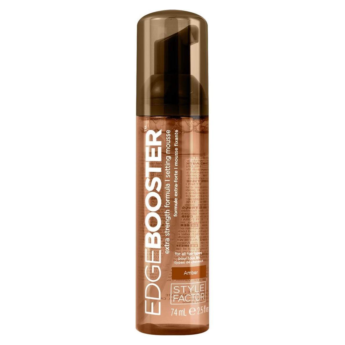 Mousse de Fijación Extra Fuerte Estilo Factor 2.5oz Ámbar